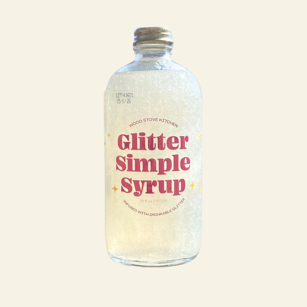 Glitter Simple Syrup, 16 fl oz - My American Goods