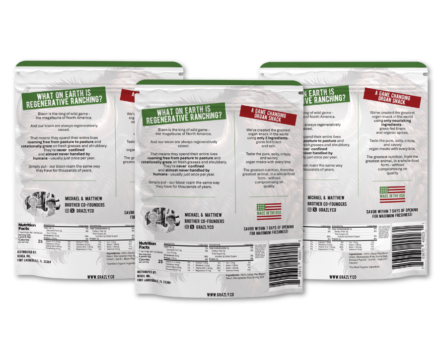 Bison Heart Crisp Variety Pack - My American Goods