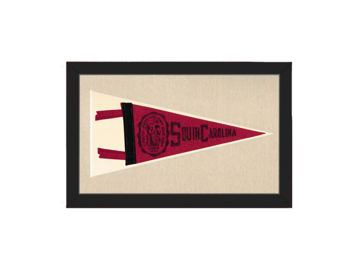 Vintage South Carolina Pennant