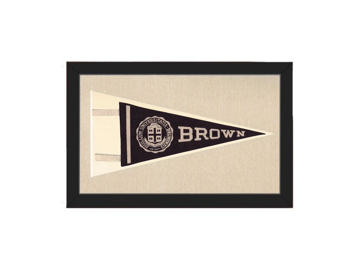 Vintage Brown University Pennant