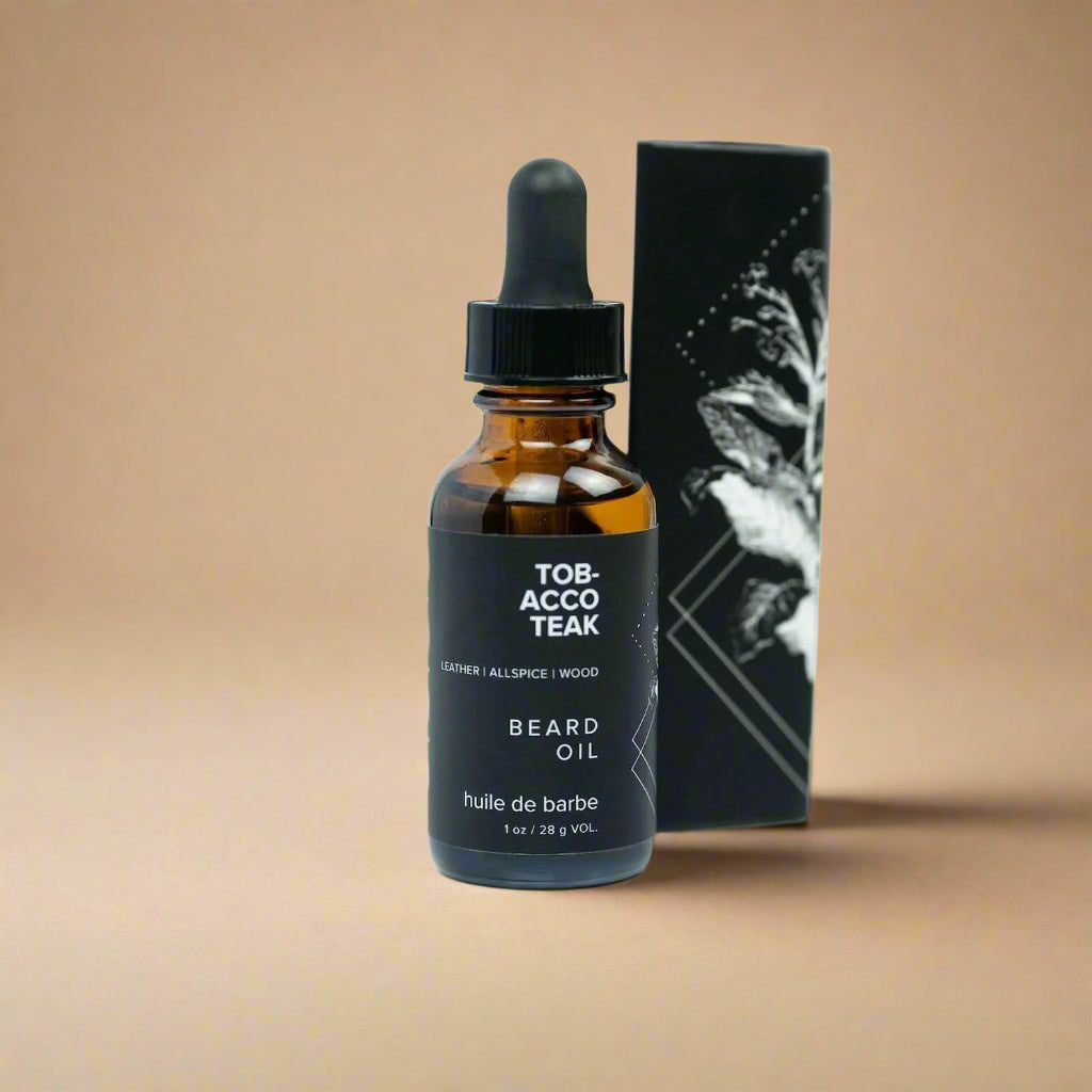 Tobacco Teak Beard Oil - My American Goods