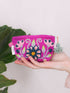 Sunset Floral Embroidered Coin Purse - My American Goods
