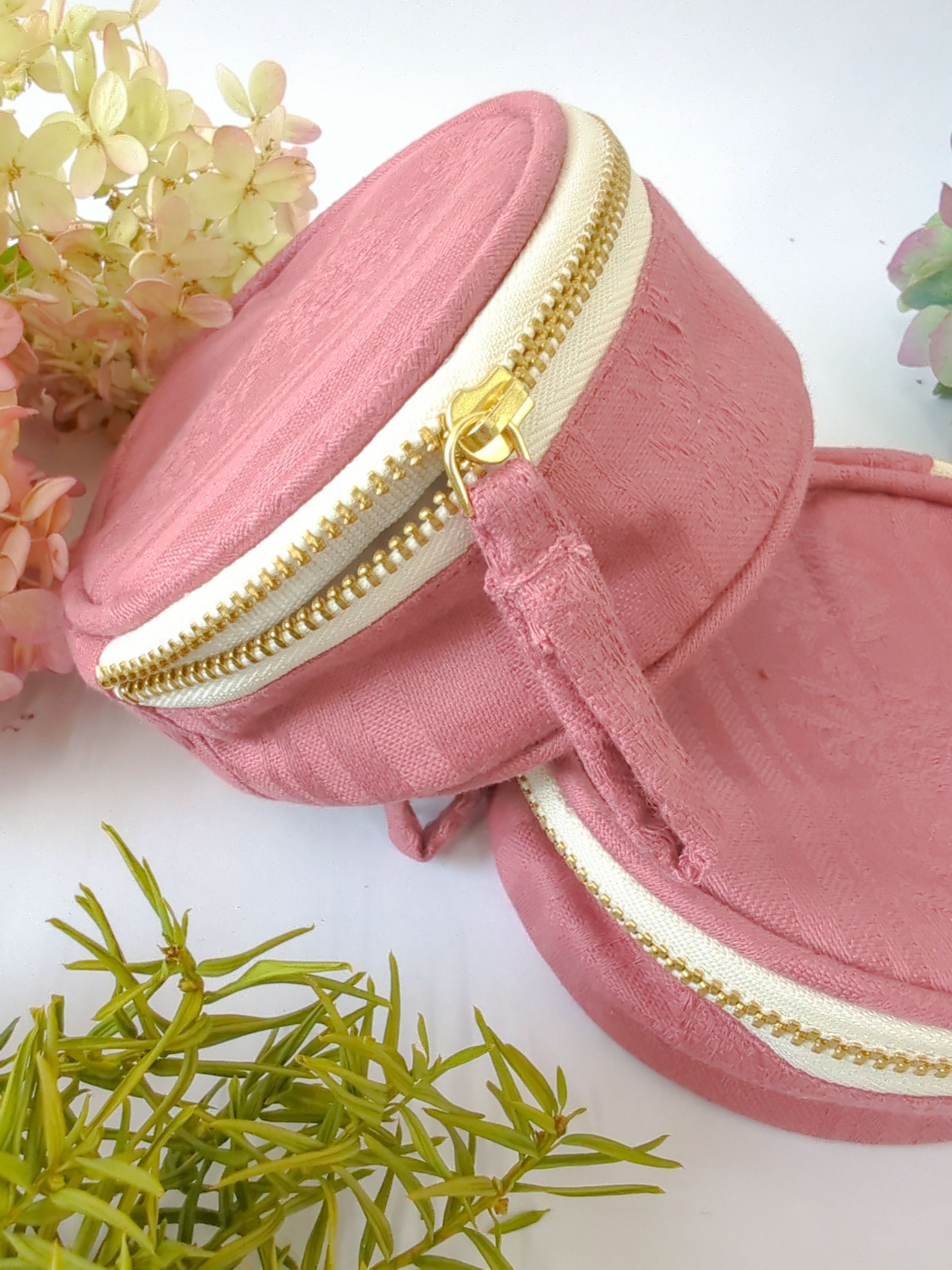 Ash & Rose jewelry pouch Rose Damask Rose Damask Jewelry Pouch