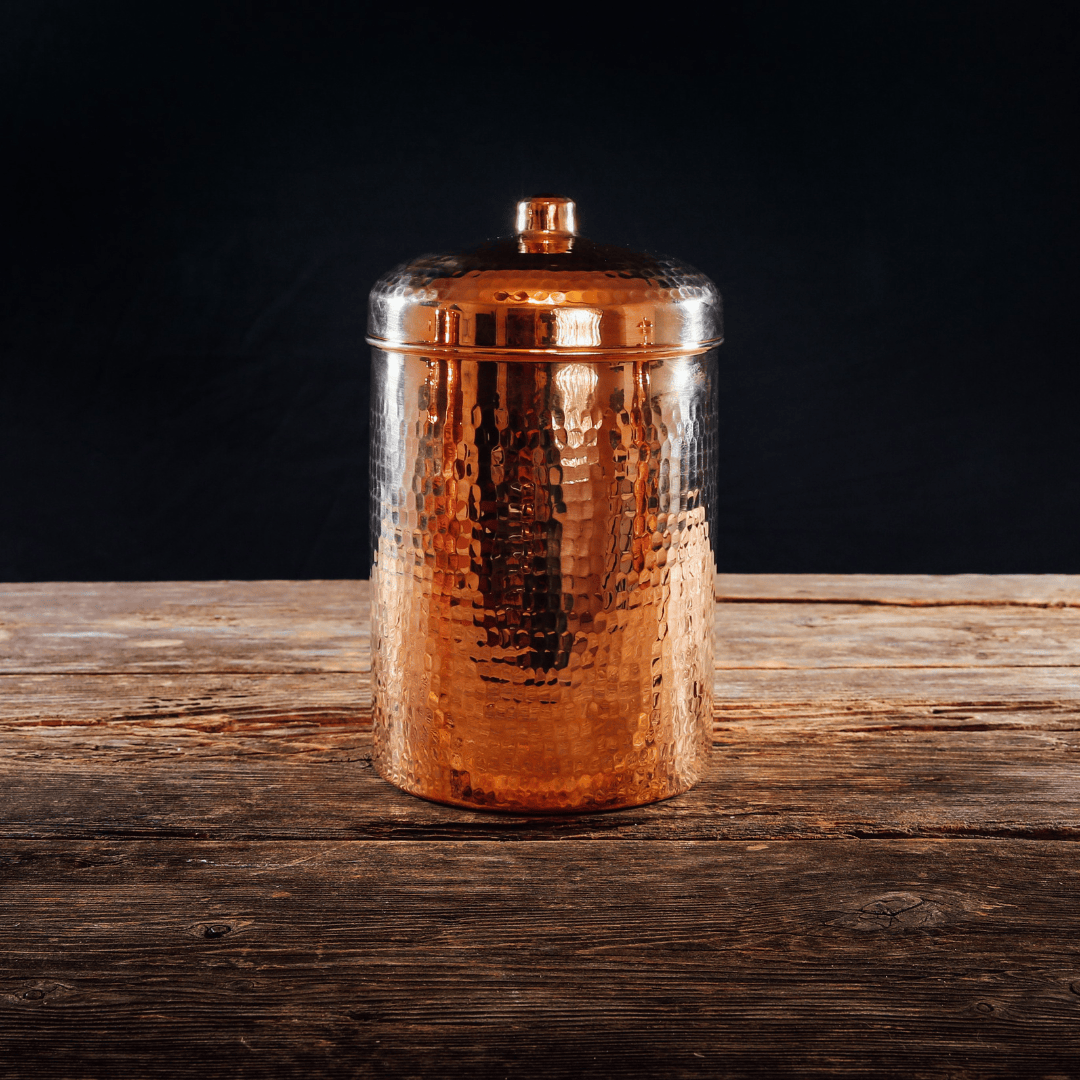 Sertodo Canisters Copper Kitchen Canisters - Large Set, 2 Pieces