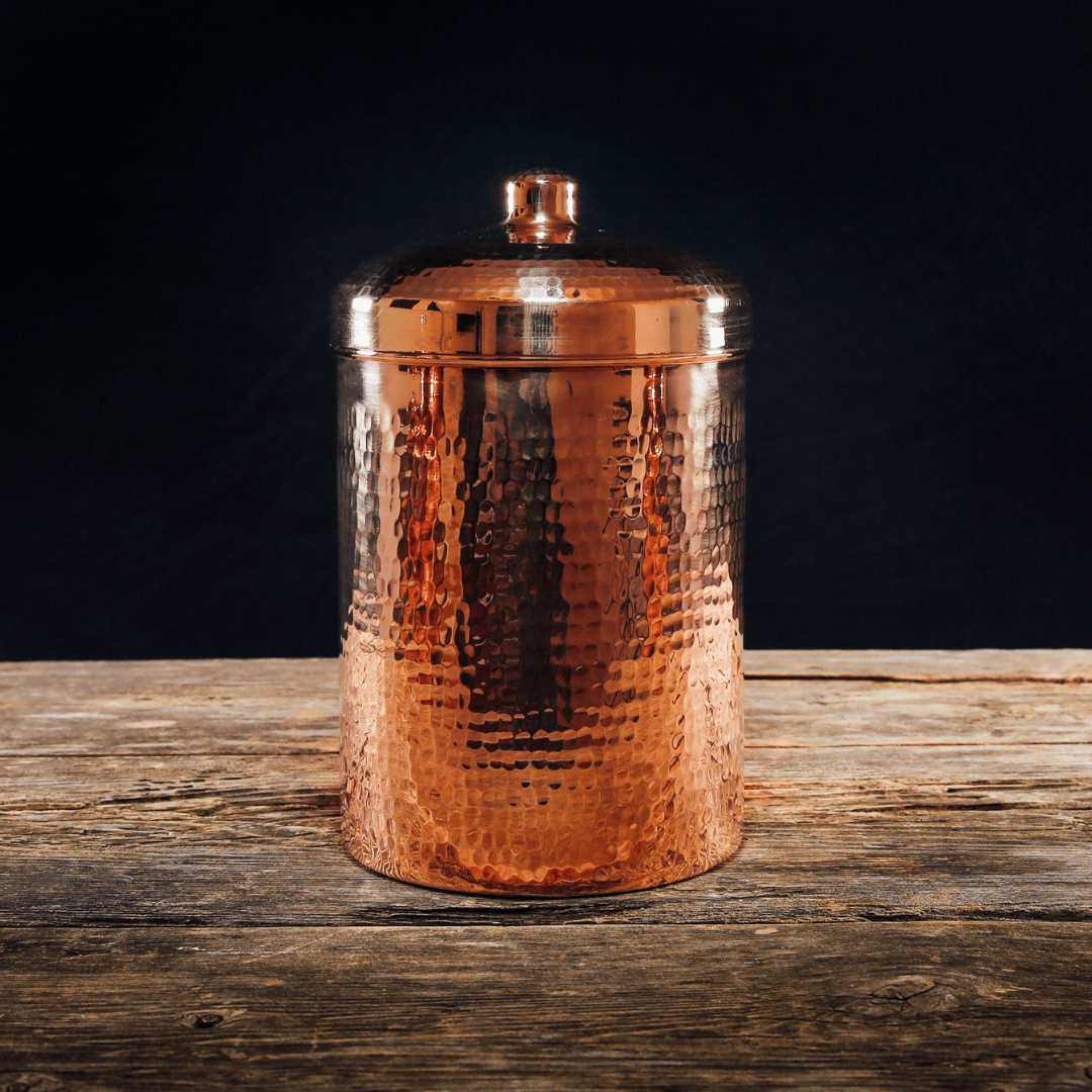 Sertodo Canisters Copper Kitchen Canisters - Large Set, 2 Pieces