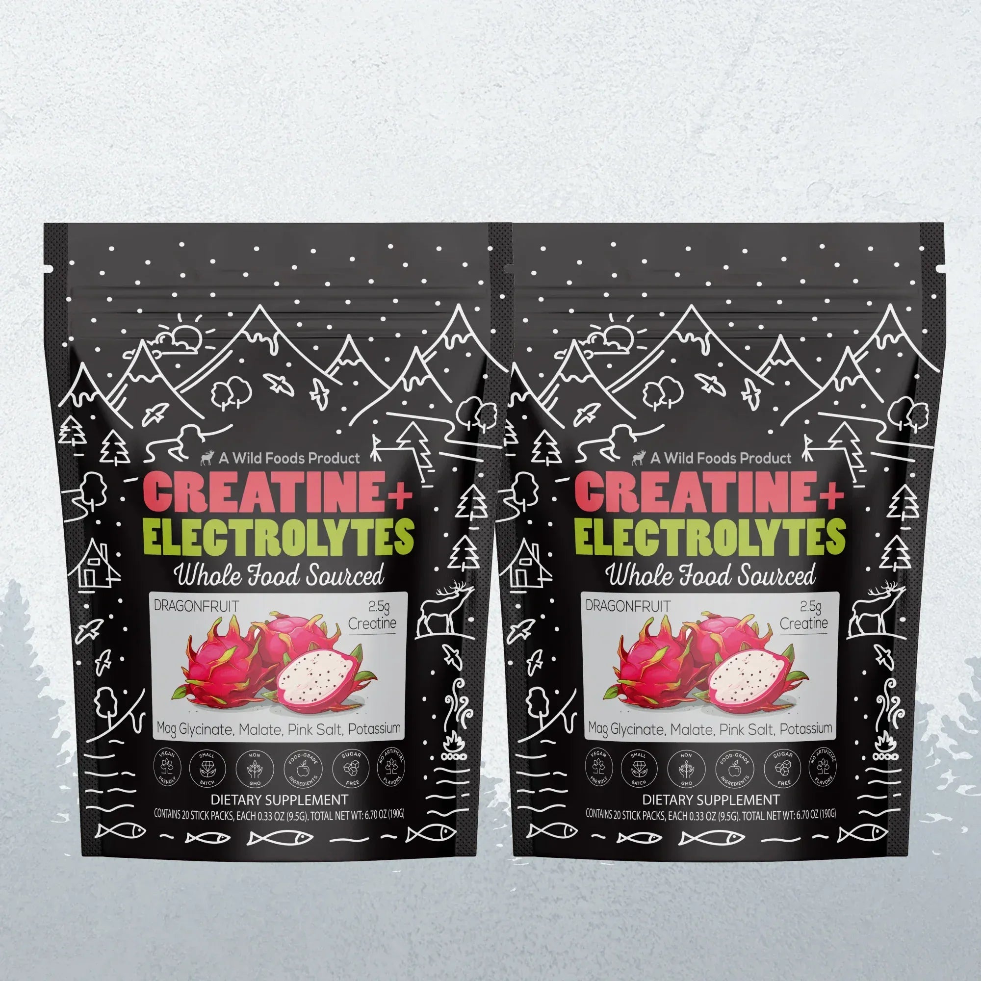 NEW! Creatine + Electrolytes, Delicious Dragonfruit For Performance & Hydration - My American Goods
