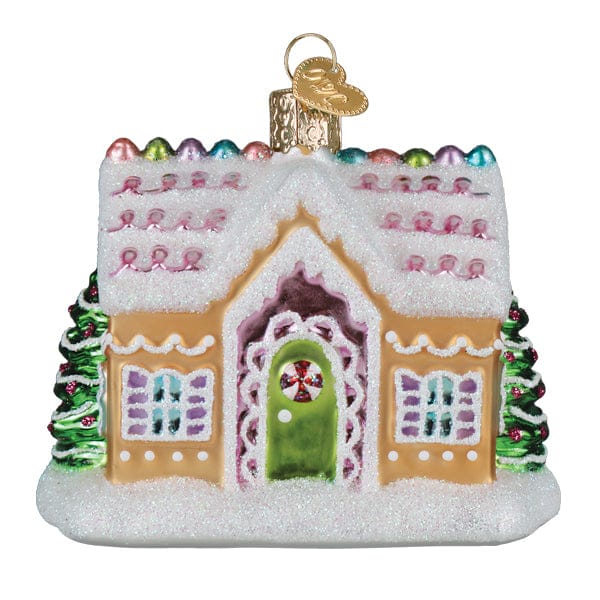 Old World Christmas 3 X 3.75 X 2.5 / 20150 Sugar Coated Cottage Ornament