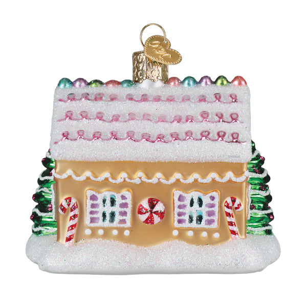 Sugar Coated Cottage Ornament - My American Goods