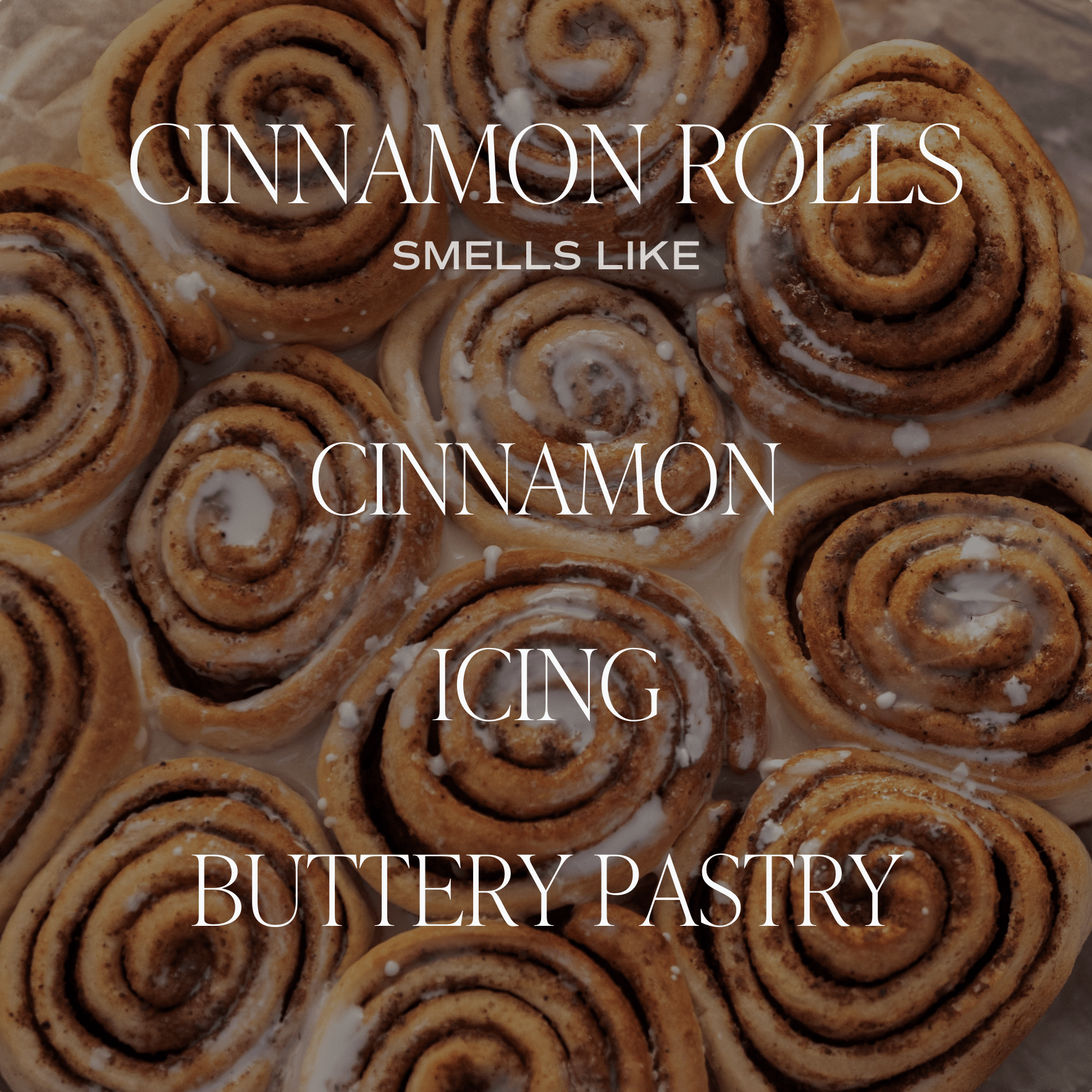 Cinnamon Rolls Soy Candle - Clear Jar - 9 oz - My American Goods