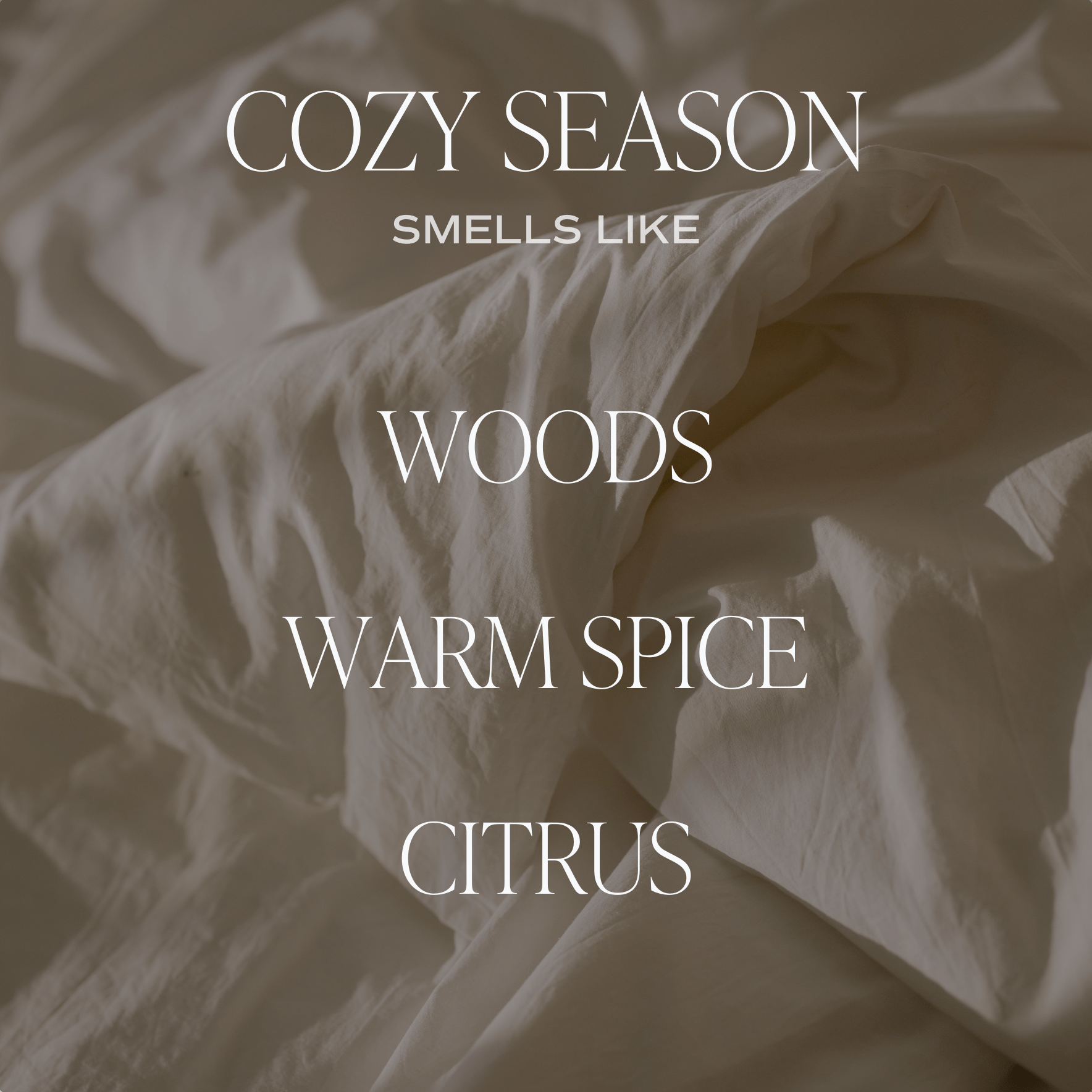 Cozy Season Soy Candle - White Jar - 11 oz - My American Goods