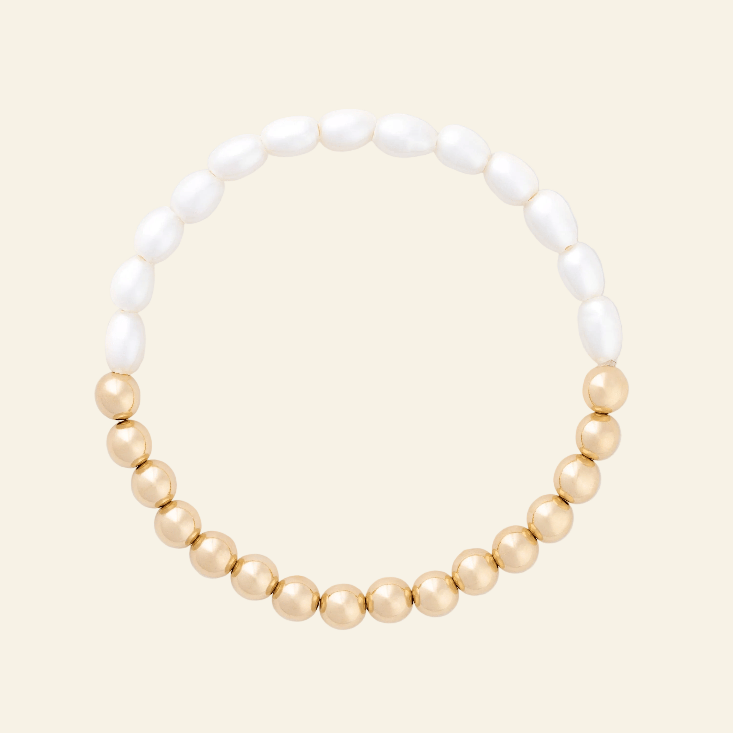 Half Pearl Half Juno Bracelet