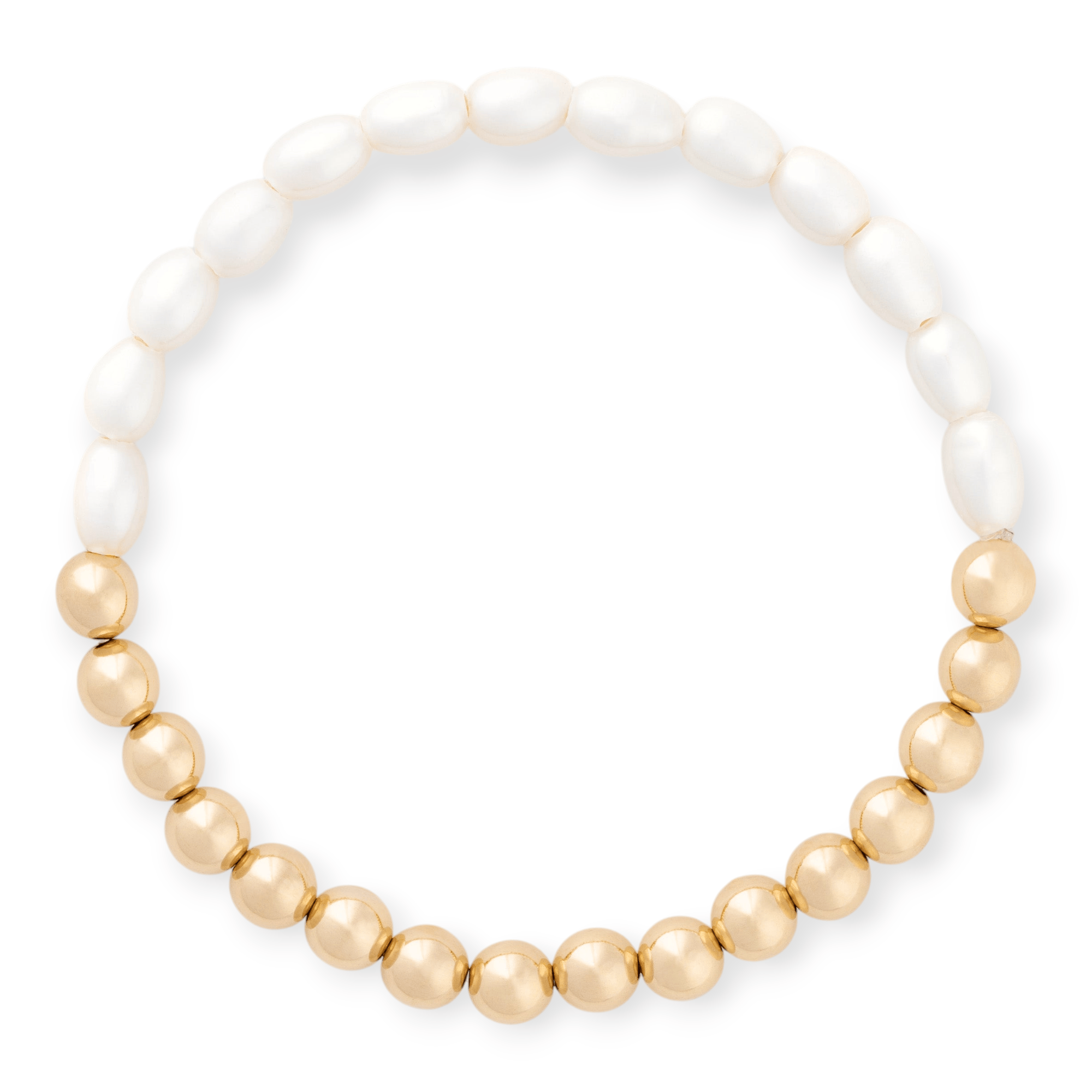Cuffed by Nano LLC Half Pearl Half Juno Bracelet