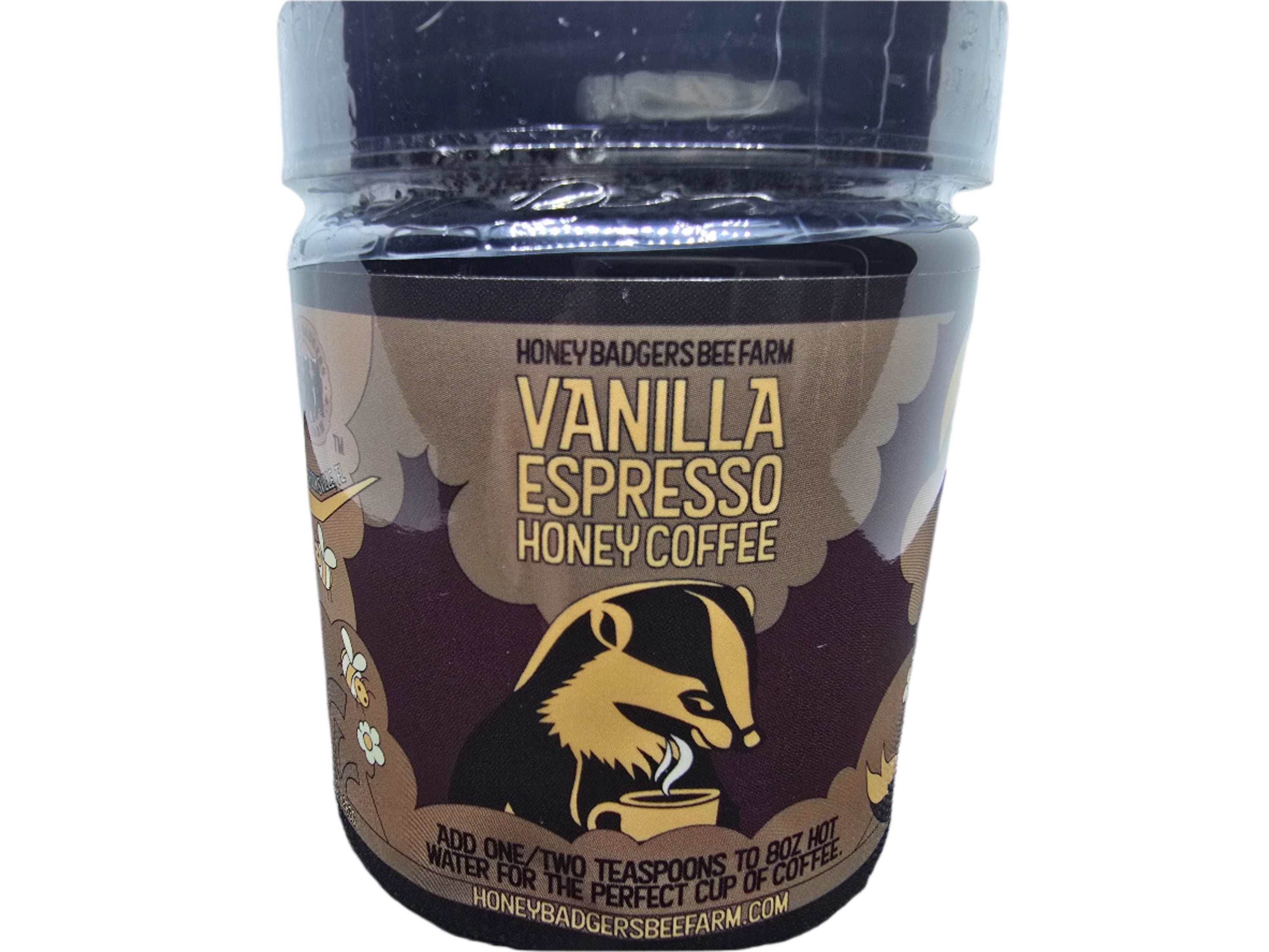 Honey Badgers Bee Farm All Natural Coffee Vanilla Espresso Coffee