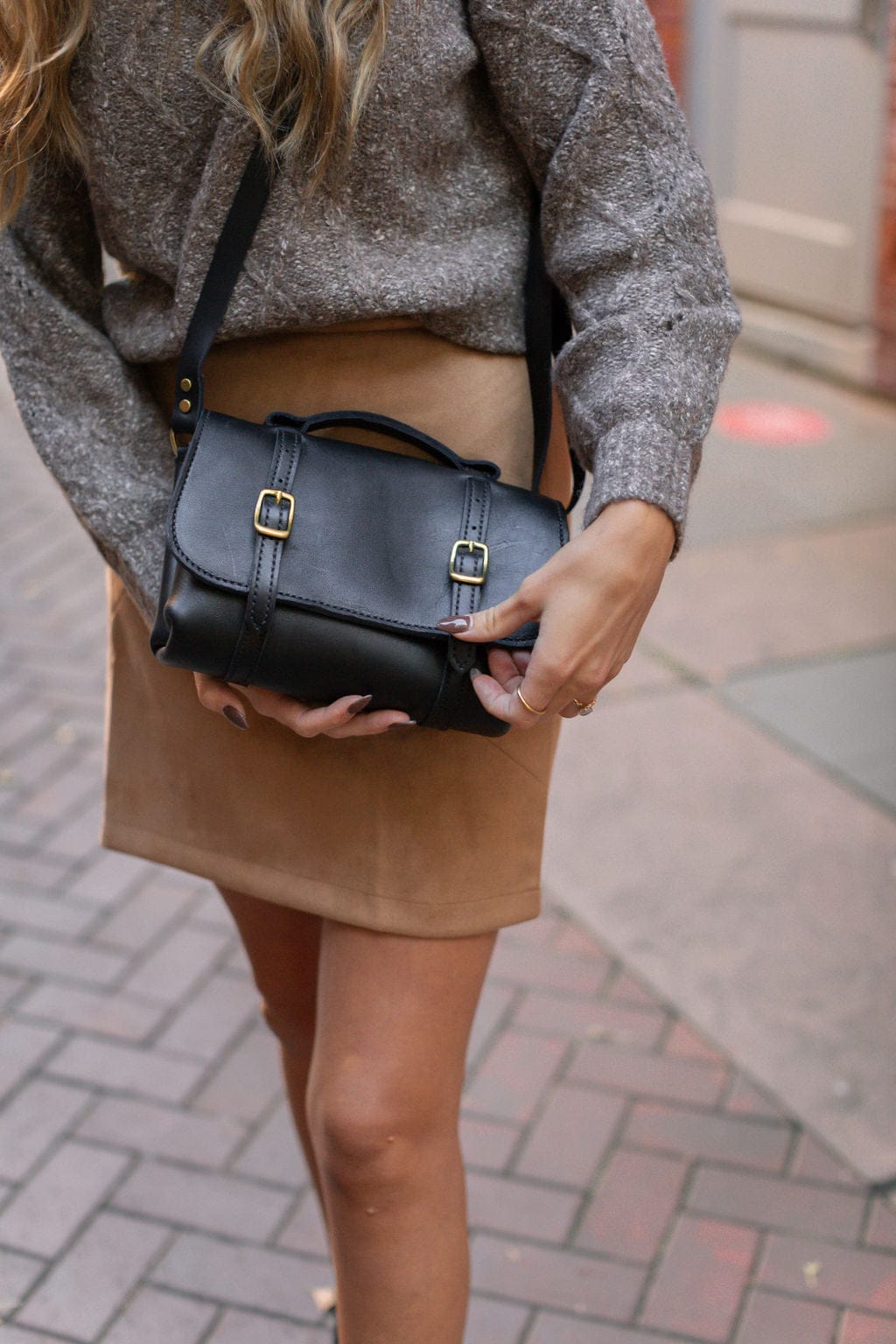 Urban Southern Bags Black Carriage Crossbody