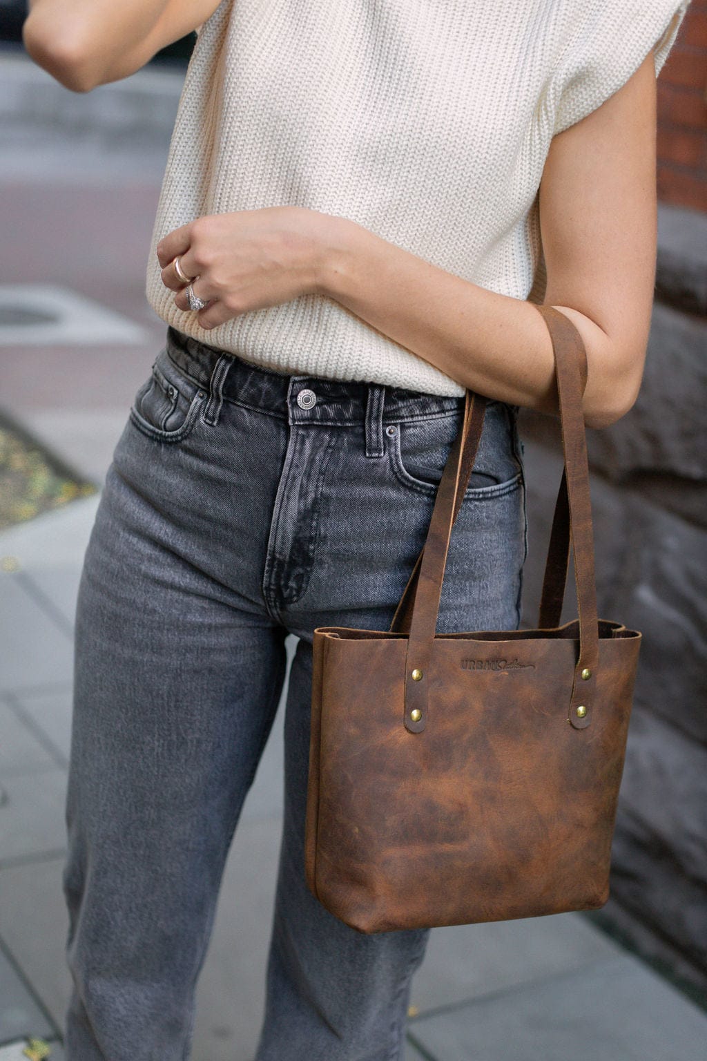Urban Southern Totes Rustic Brown Mini Urban Tote