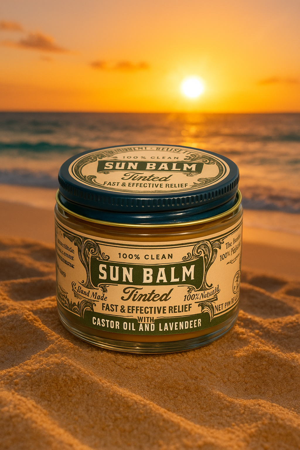 Sun Balm - Tinted Tallow Lavender Sunscreen - My American Goods