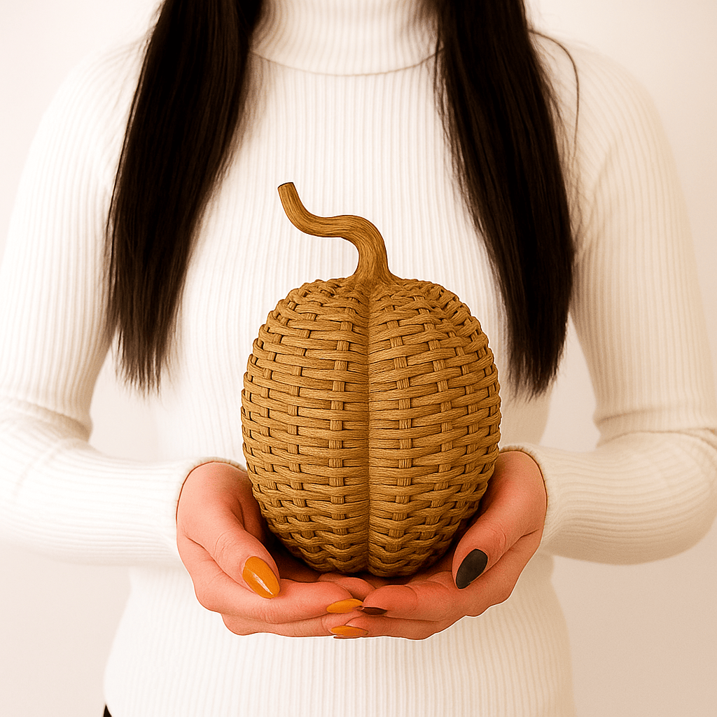 Rattan Pumpkins - My American Goods