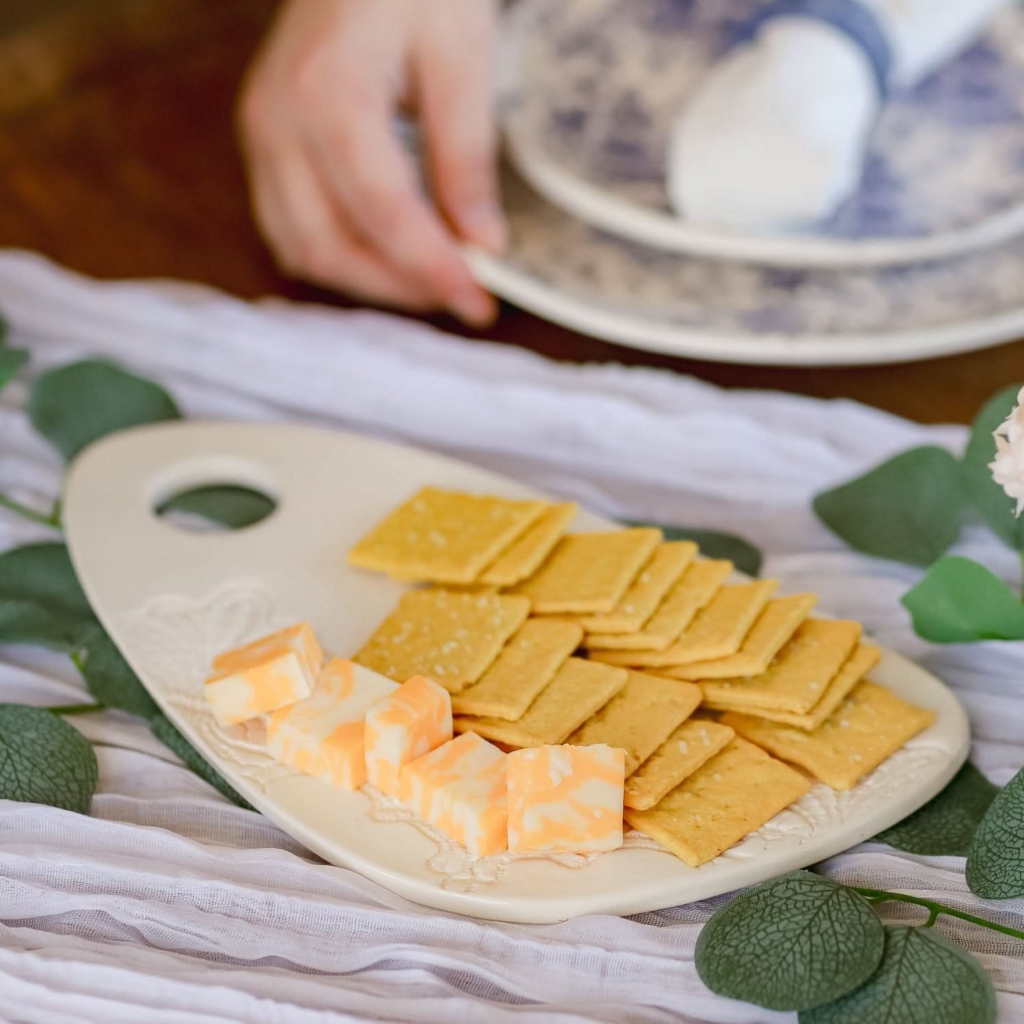 prodigalpottery Ceramic Blue Sapphire / Medium Ceramic Cheese Borad