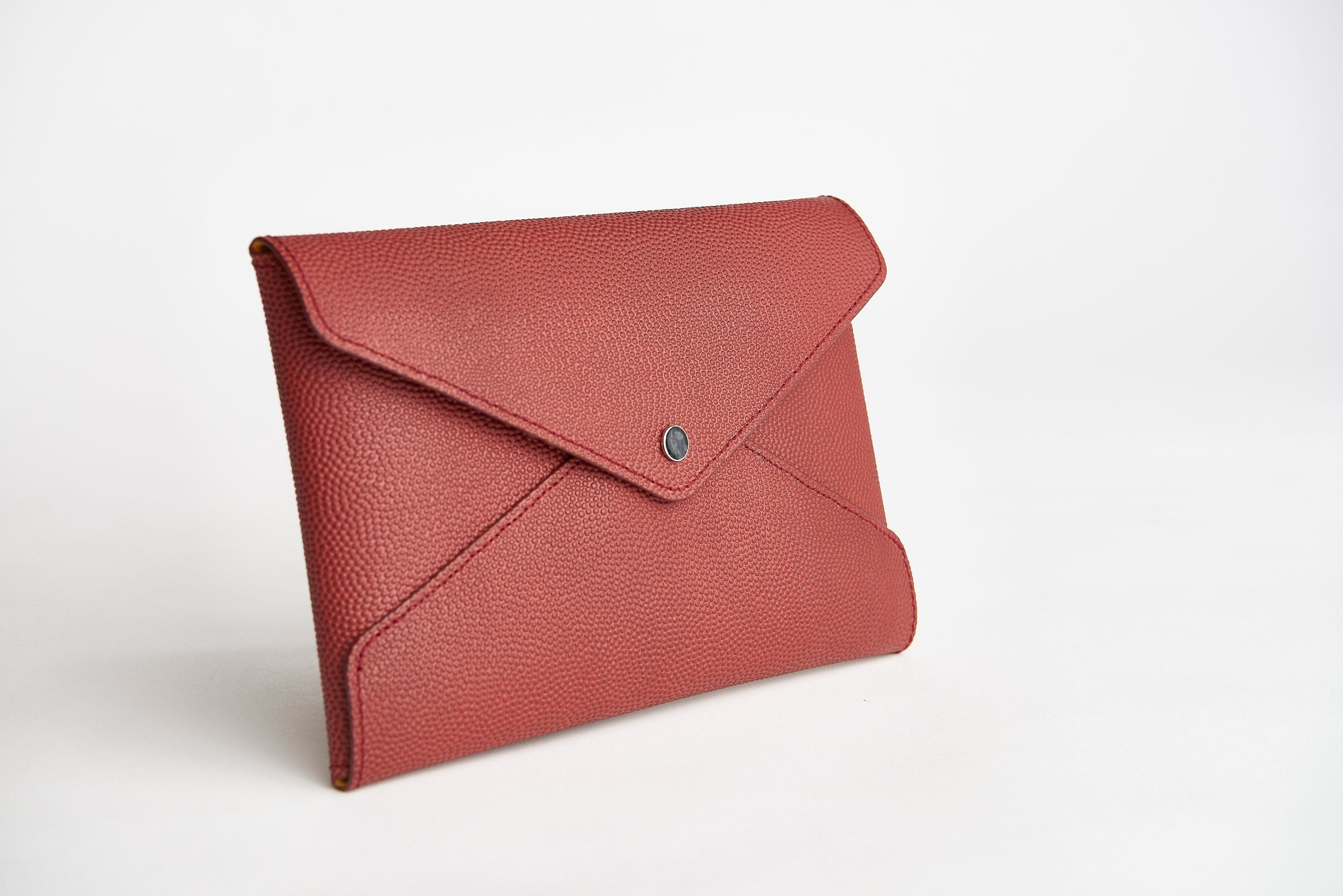 SOUL CARRIER Brown Soul Carrier x ASU Football Leather Clutch
