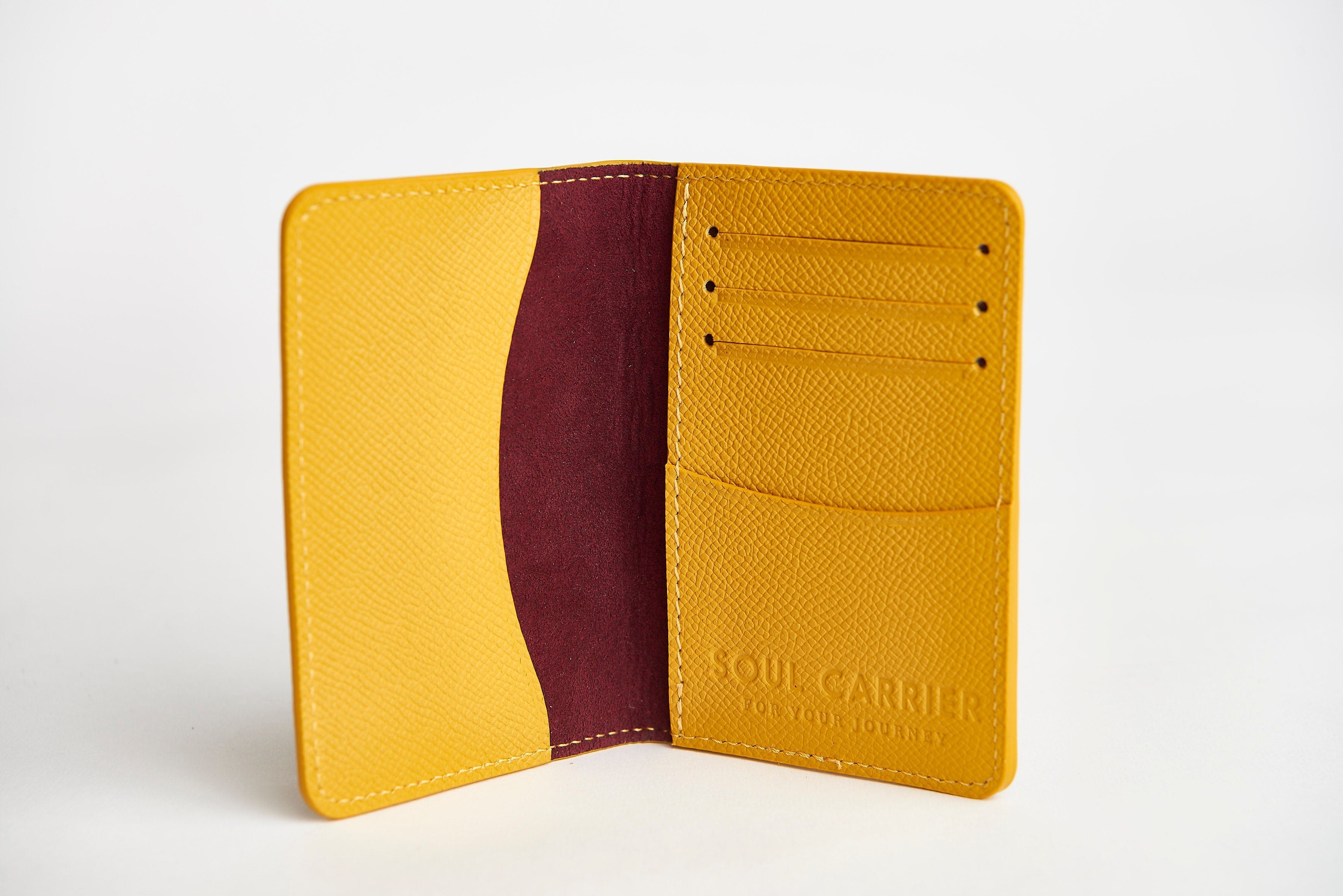 ASU Wallet: Gold Epsom Leather Bifold