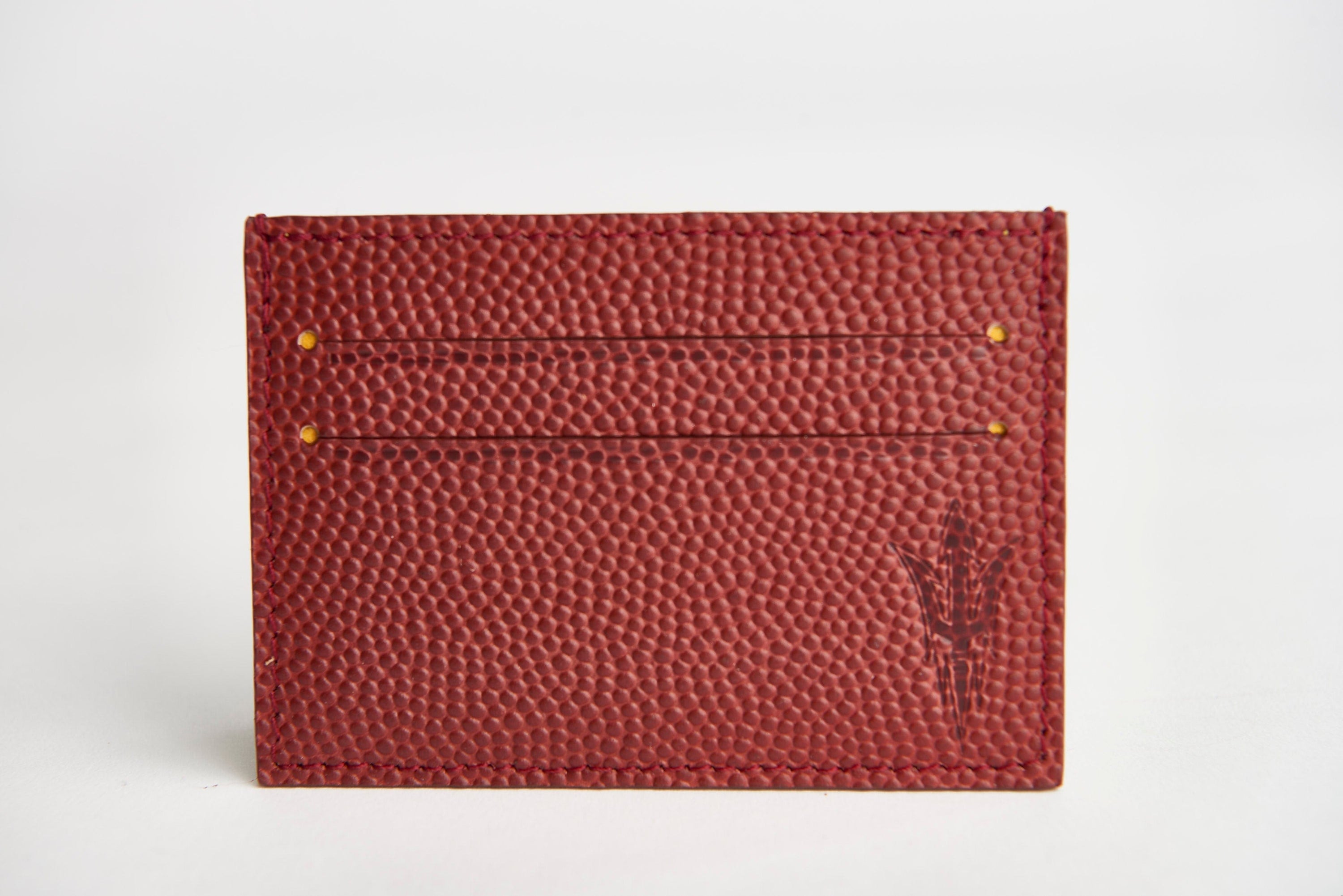 SOUL CARRIER Brown ASU Football Leather Card Case
