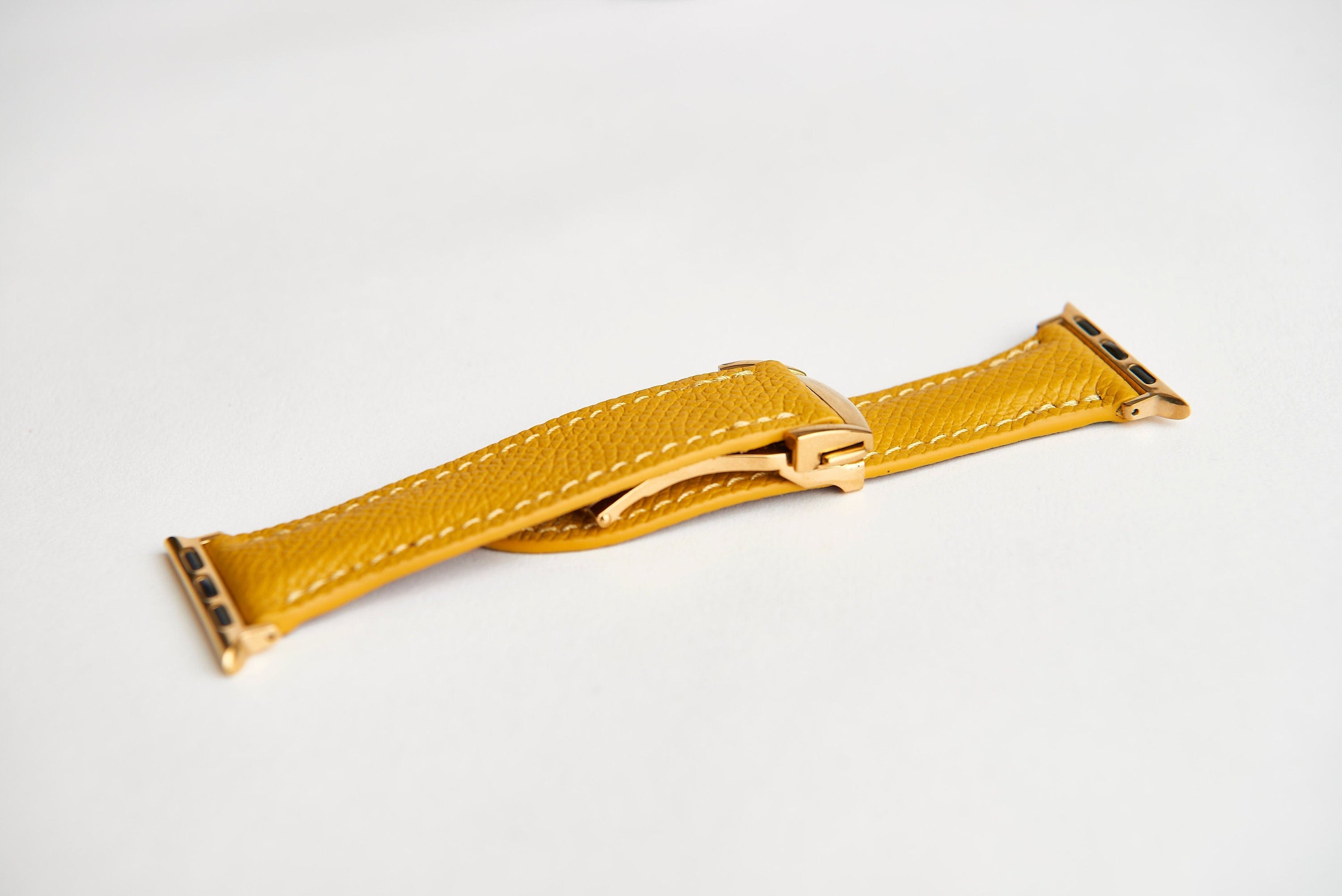 SOUL CARRIER ASU Gold Epsom Apple Watch Band (Women&