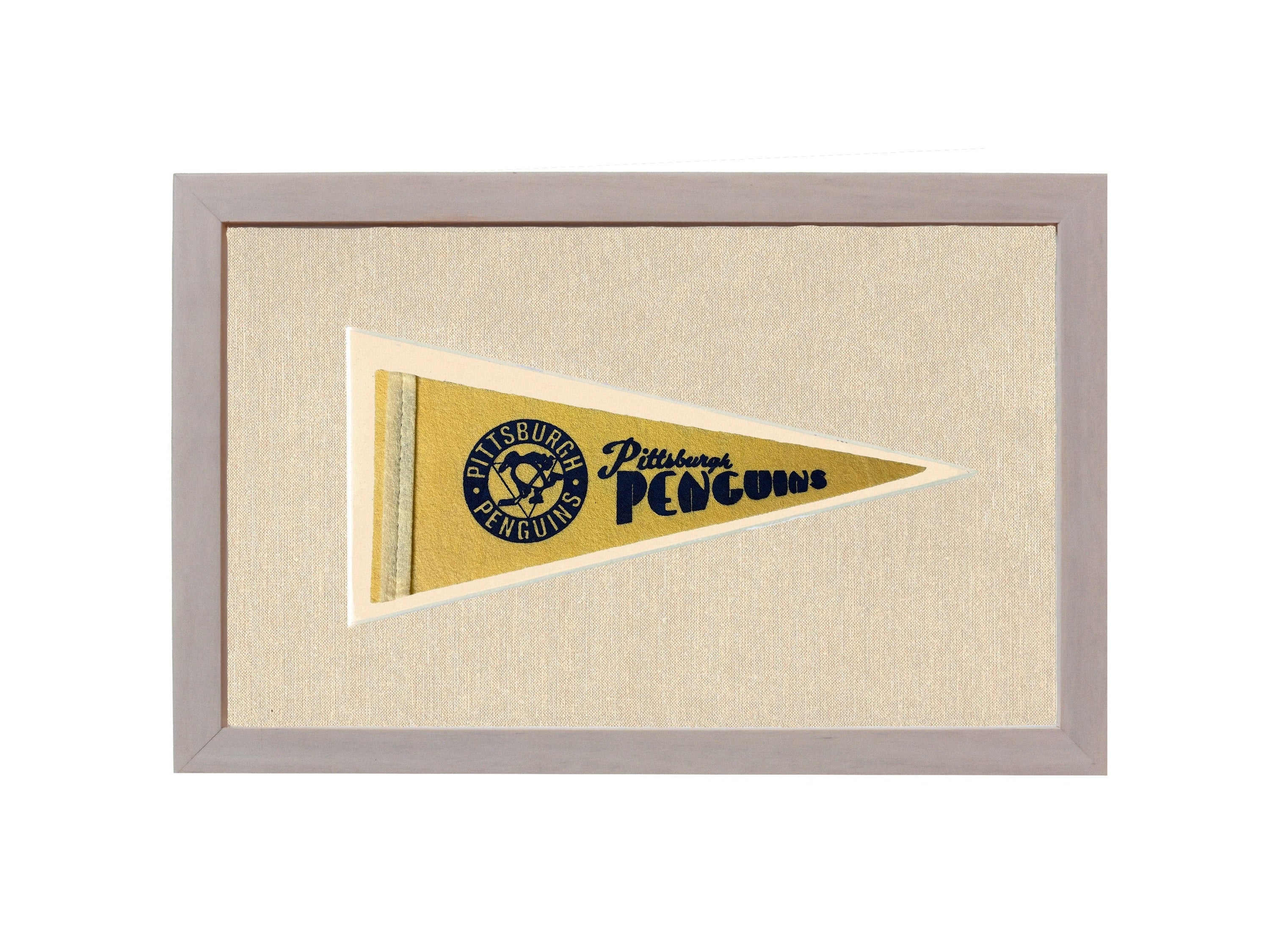 Americana Memories Vintage Pennants and Memorabilia Vintage Pittsburgh Penguins Pennant