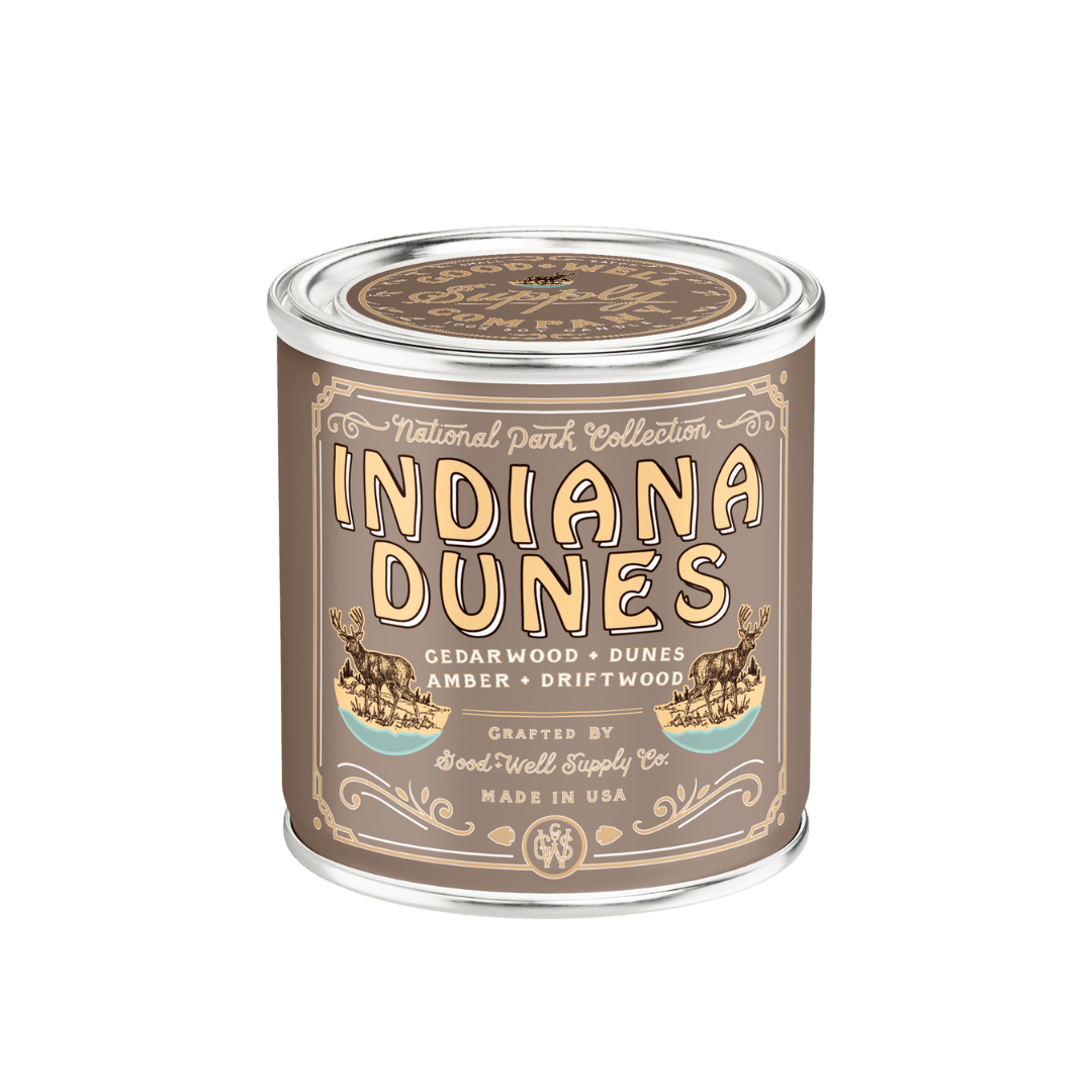 Good & Well Supply Co Candles Indiana Dunes National Park Candle