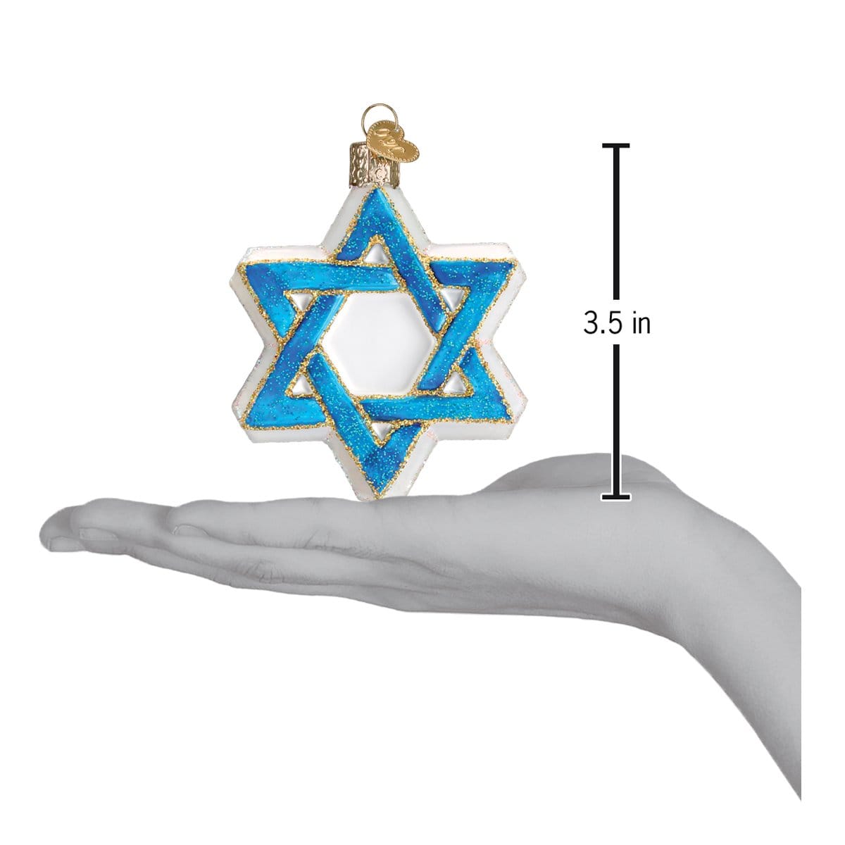 Old World Christmas 3.5 X 3 X 0.75 / 22033 Star Of David Ornament