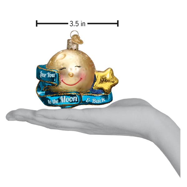 Love You To The Moon & Back Ornament - My American Goods