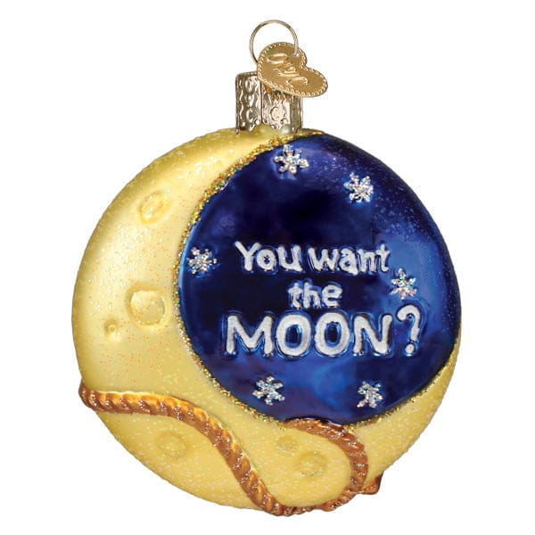 Old World Christmas 3.25 X 3 X 1.25 / 22051 Lasso The Moon Ornament