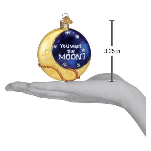 Old World Christmas 3.25 X 3 X 1.25 / 22051 Lasso The Moon Ornament