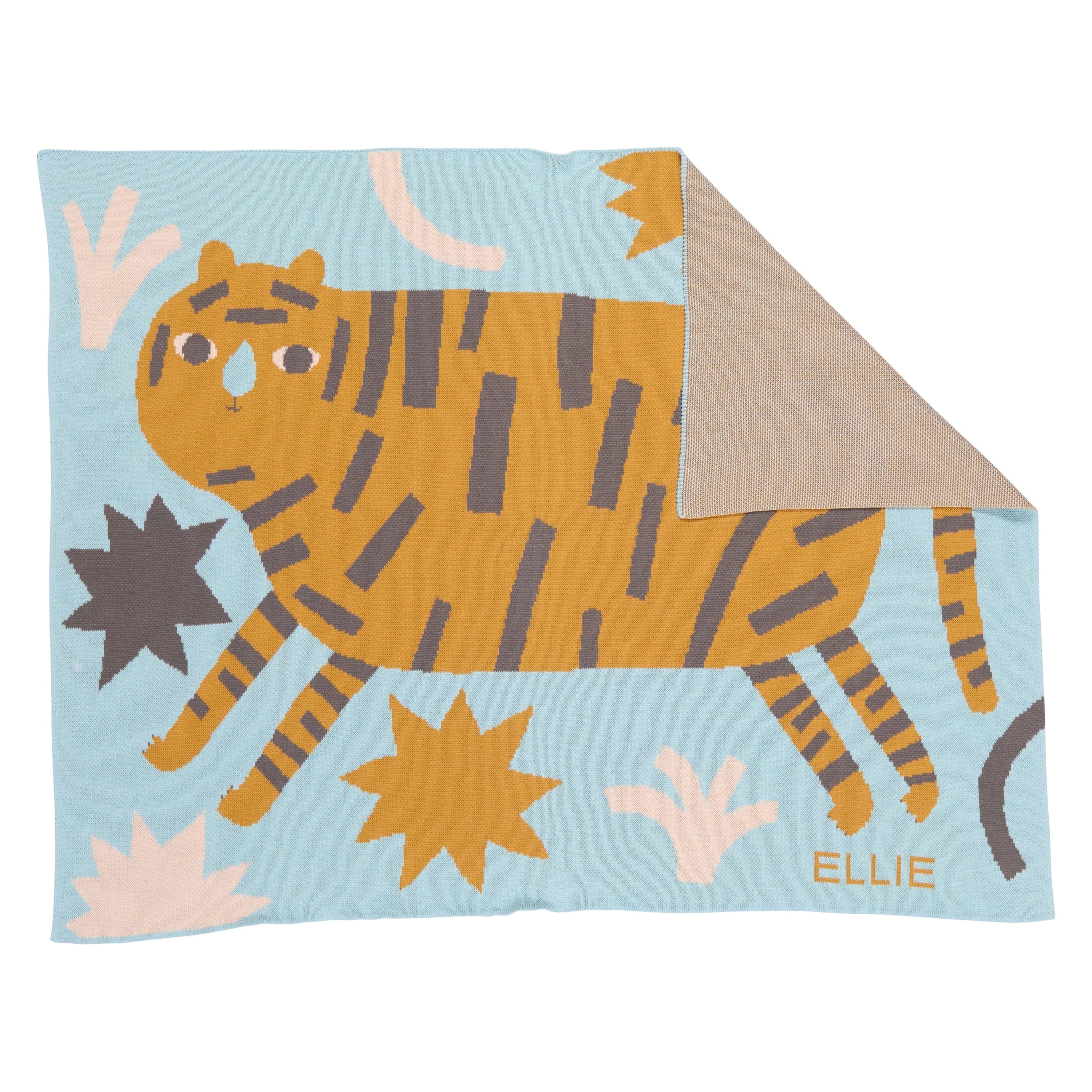 Surprised Tiger Baby Blanket