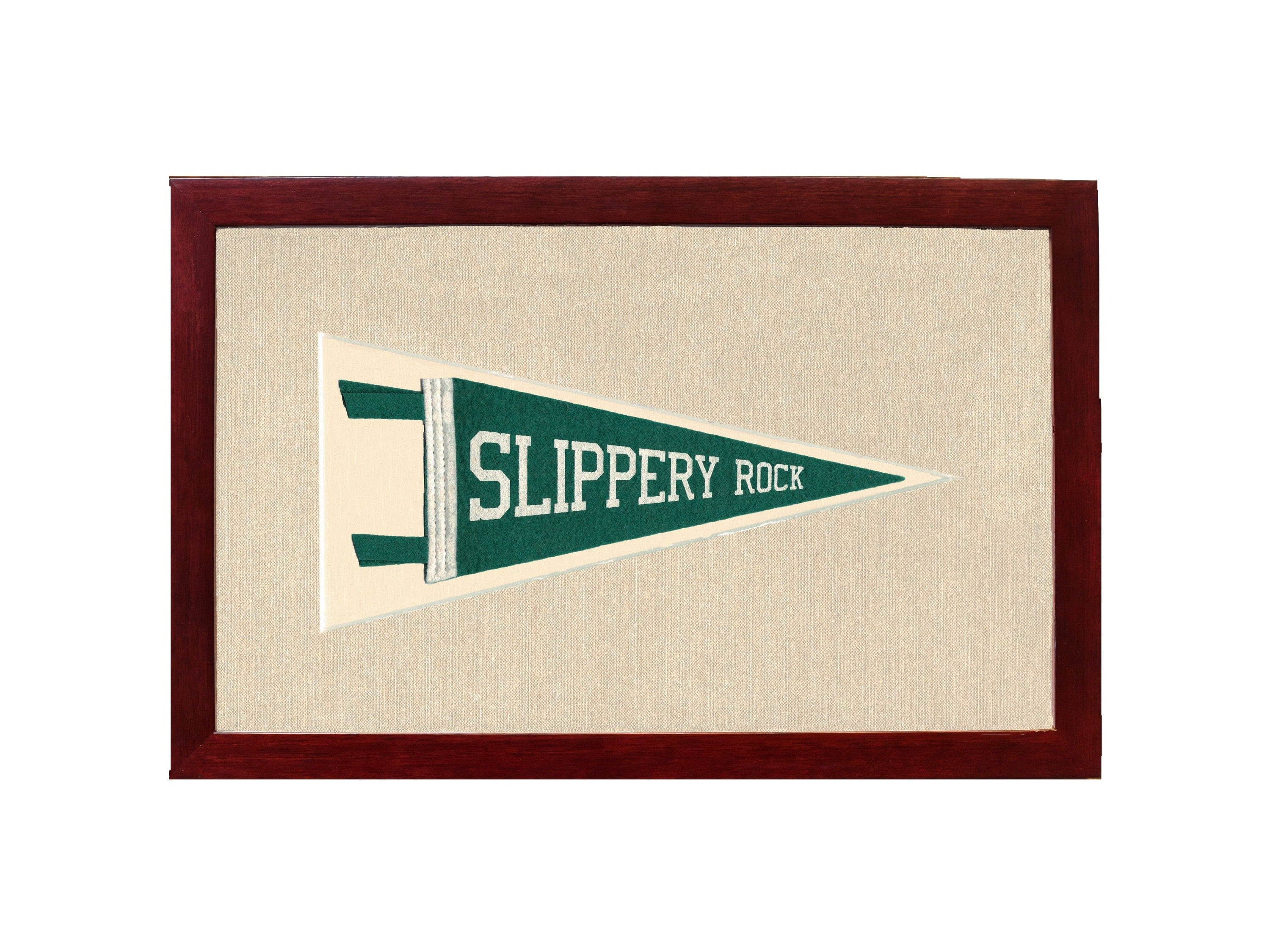 Americana Memories Vintage Pennants and Memorabilia Vintage Slippery Rock University Pennant
