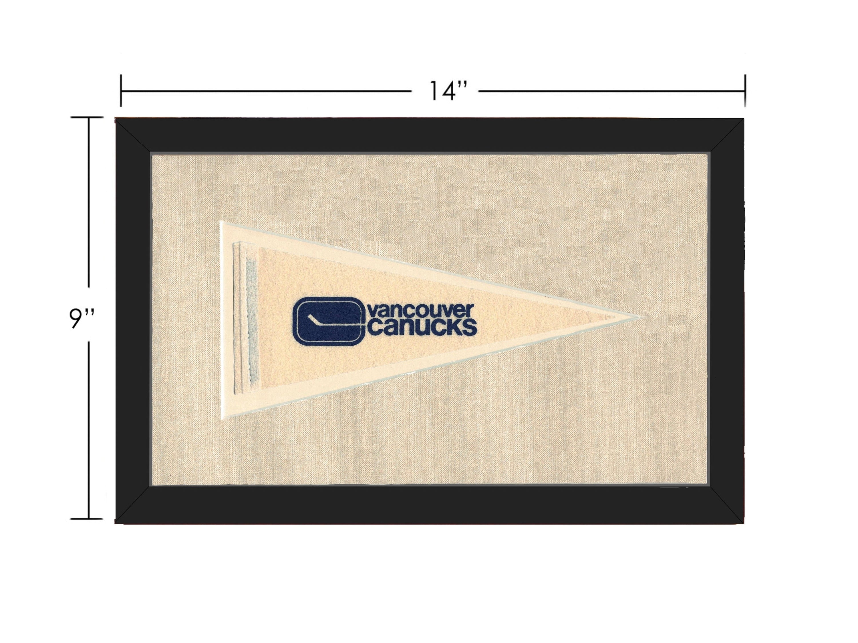 Americana Memories Vintage Pennants and Memorabilia Vintage Vancouver Canucks Pennant