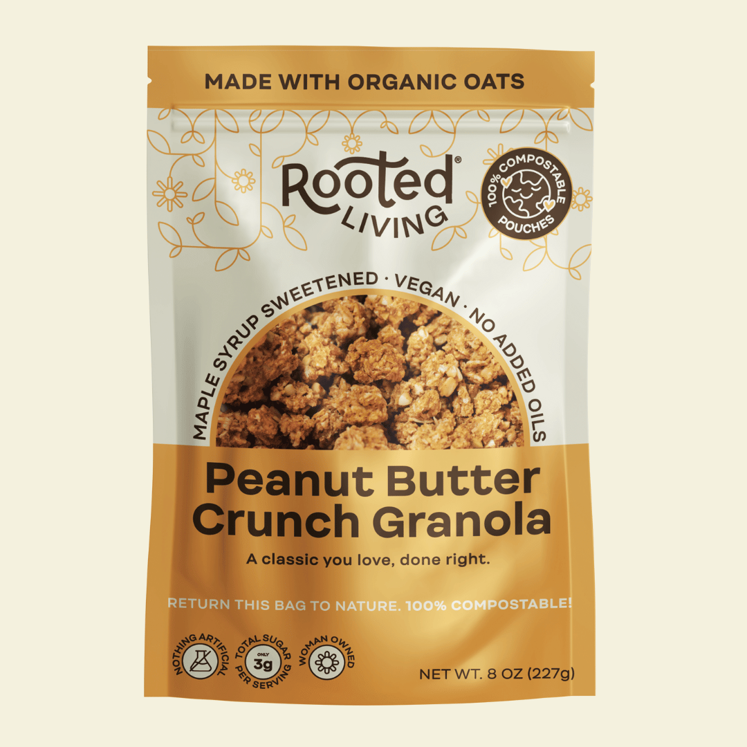 Rooted Living Peanut Butter Crunch Granola