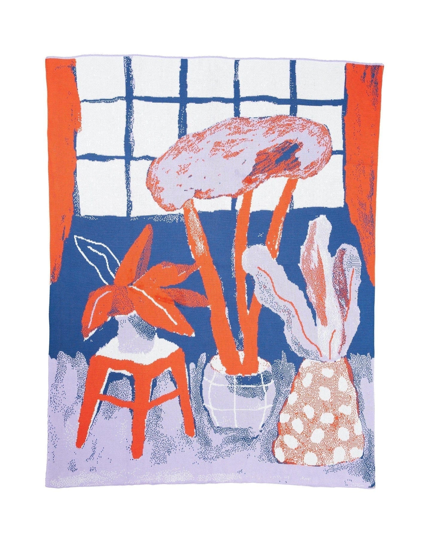 House Plants Throw Blanket