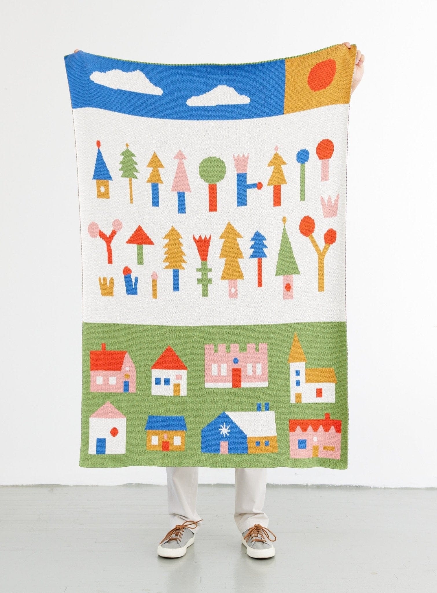 Biquette Baby Blanket Village Baby Blanket