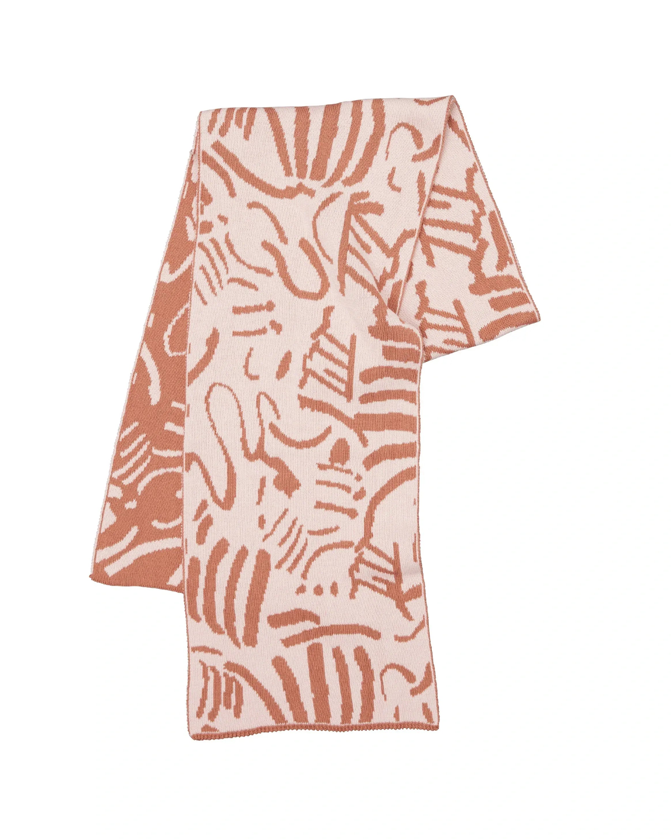 Biquette Adult Scarf Café au Lait in Organic Cotton Fold Scarf