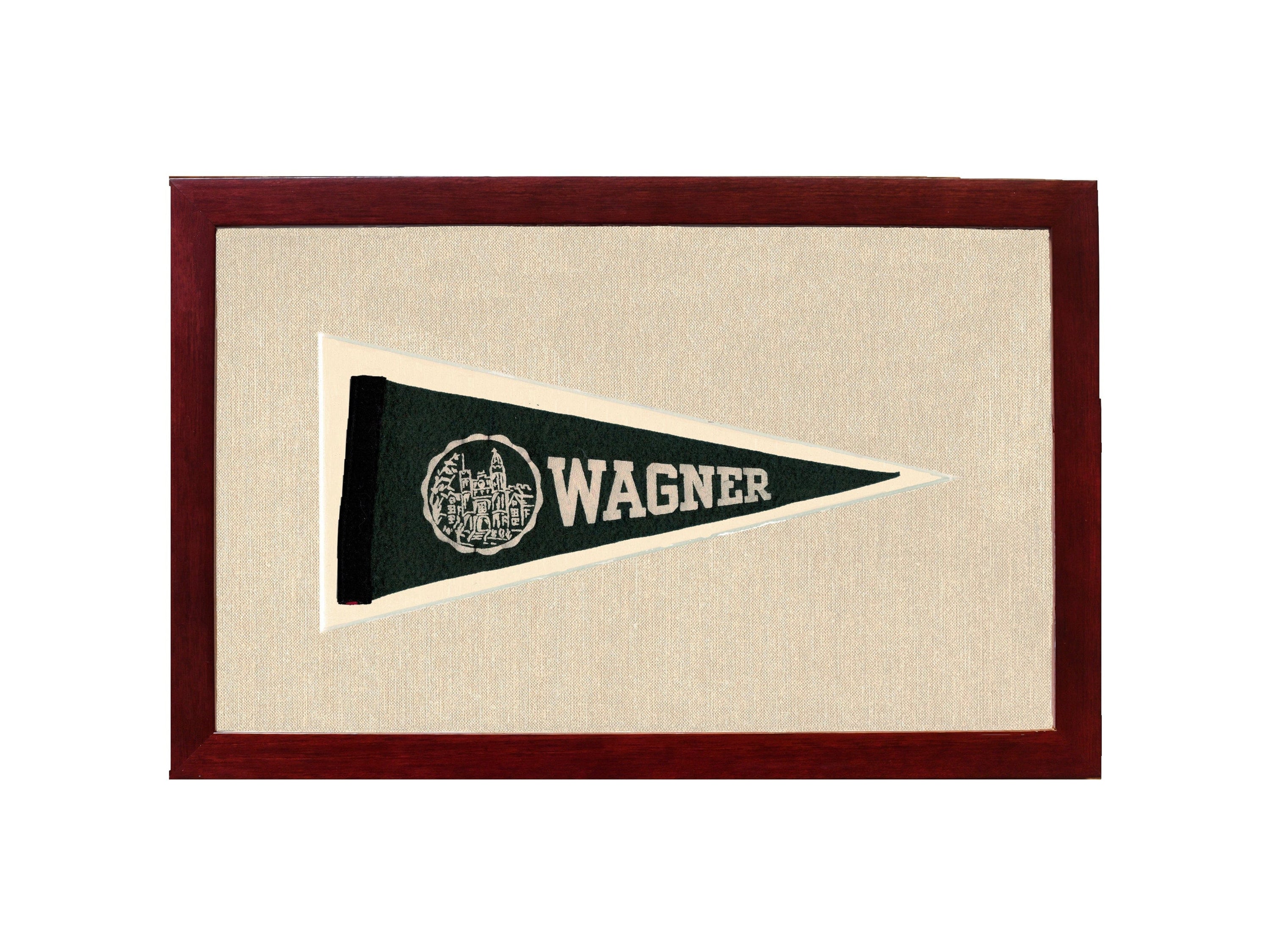 Americana Memories Vintage Pennants and Memorabilia Vintage Wagner College Pennant