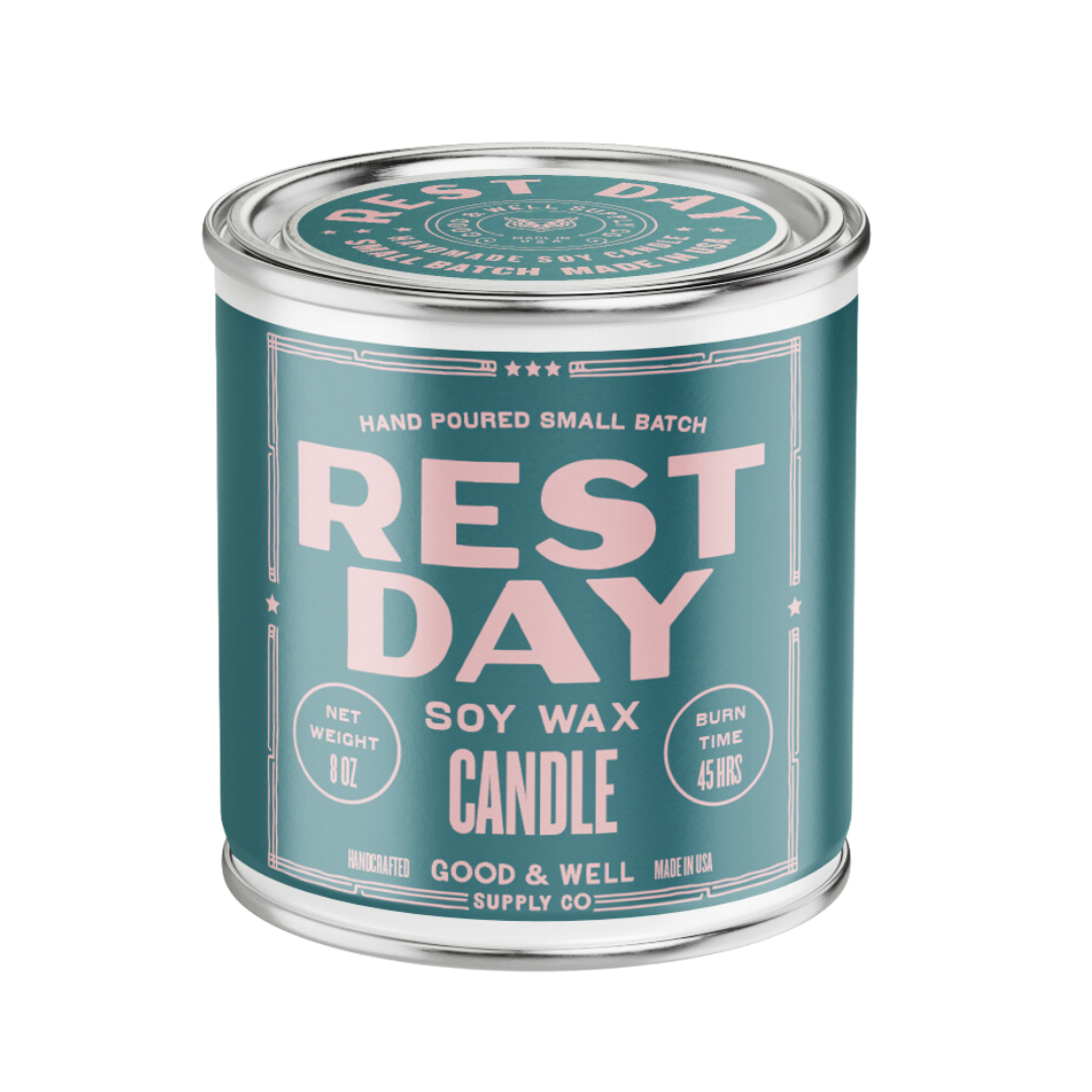 Rest Day Happy Place Candle - My American Goods