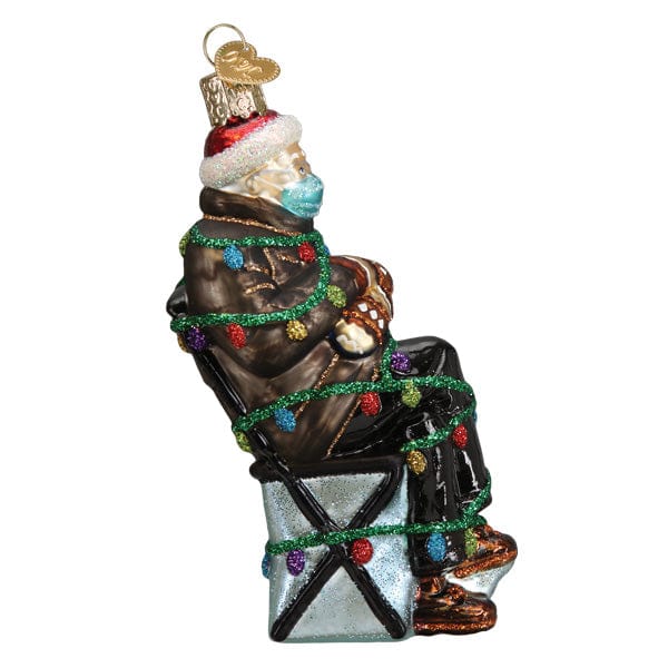 Old World Christmas 5 X 2.5 X 2.25 / 24204 Bernie Sanders Mitten Meme Christmas