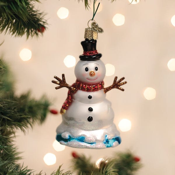 Old World Christmas 4.25 X 2.75 X 2.25 / 24241 Mr. Melting Snowman Ornament