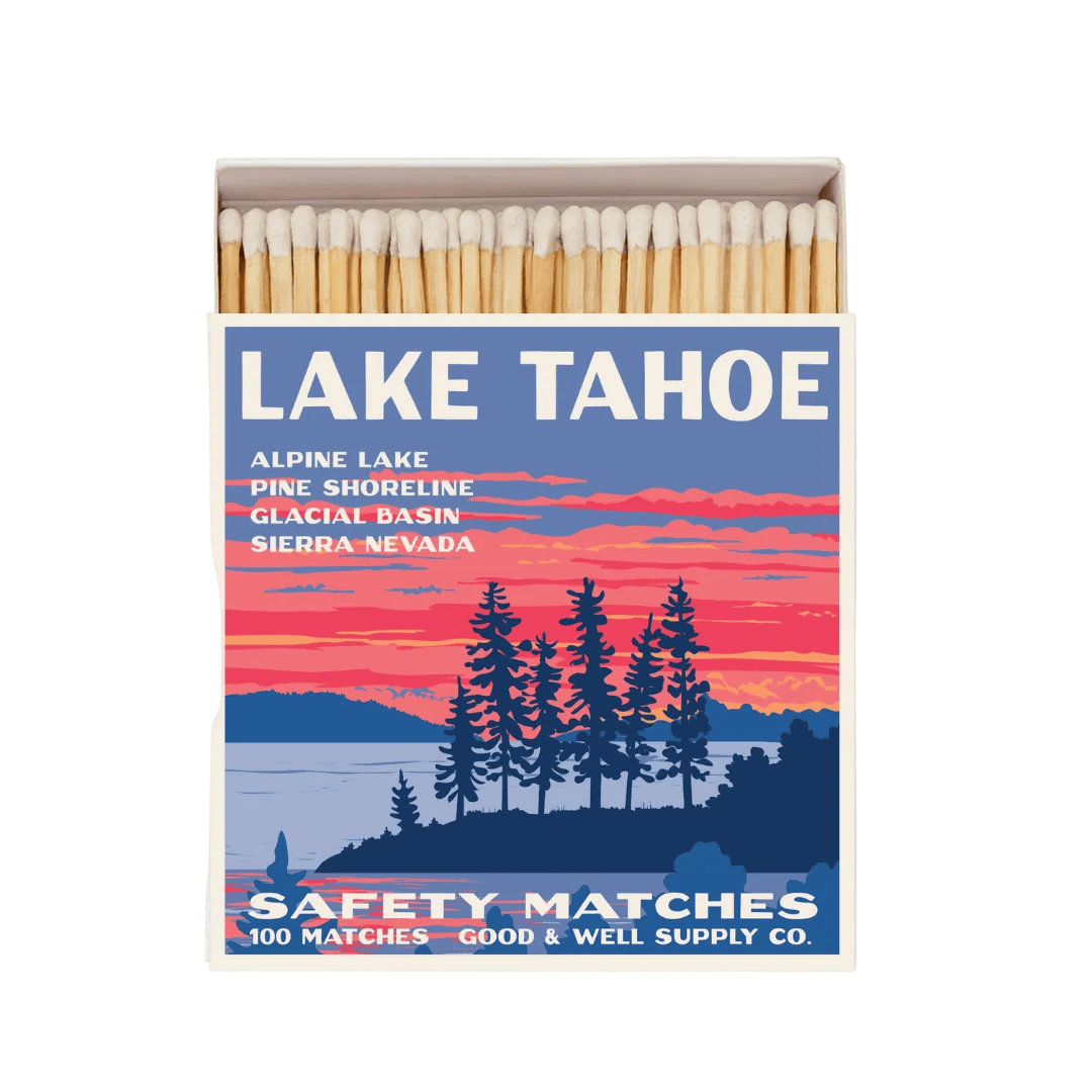 Good & Well Supply Co. Lake Tahoe Vintage National Park Cabin Matches