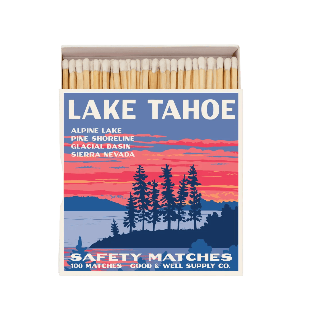 Good & Well Supply Co Lake Tahoe Vintage National Park Cabin Matches