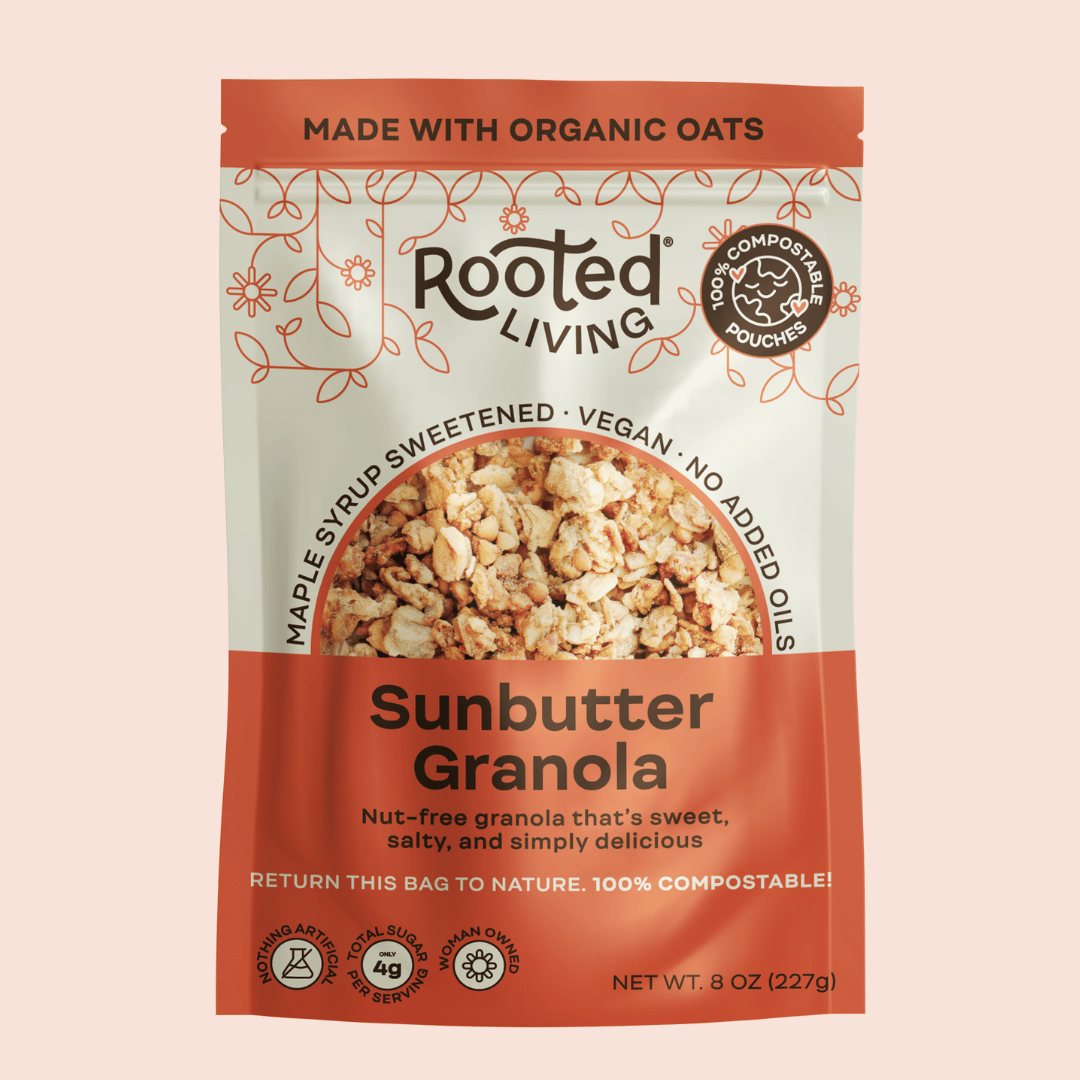 Rooted Living Granola Sunbutter Granola