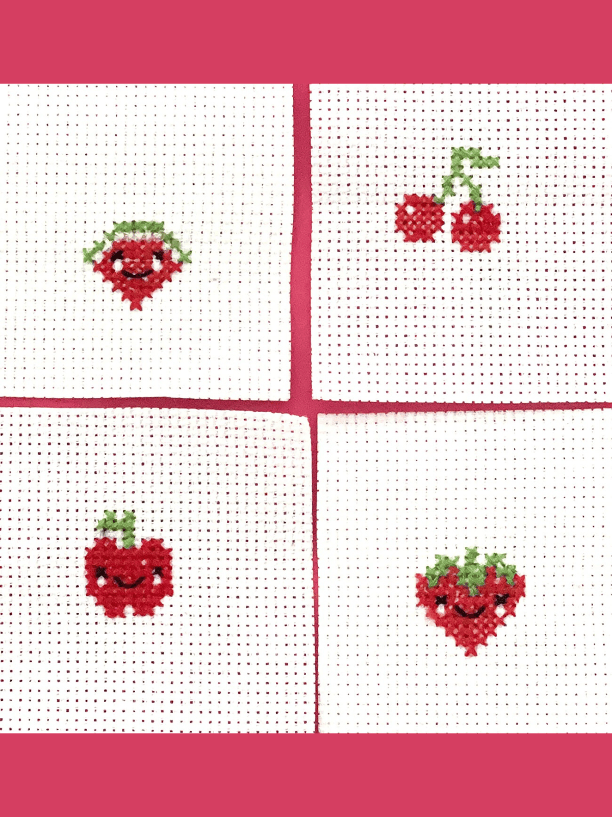 Sew Fruity Mini Cross Stitch Kit in A Matchbox - My American Goods