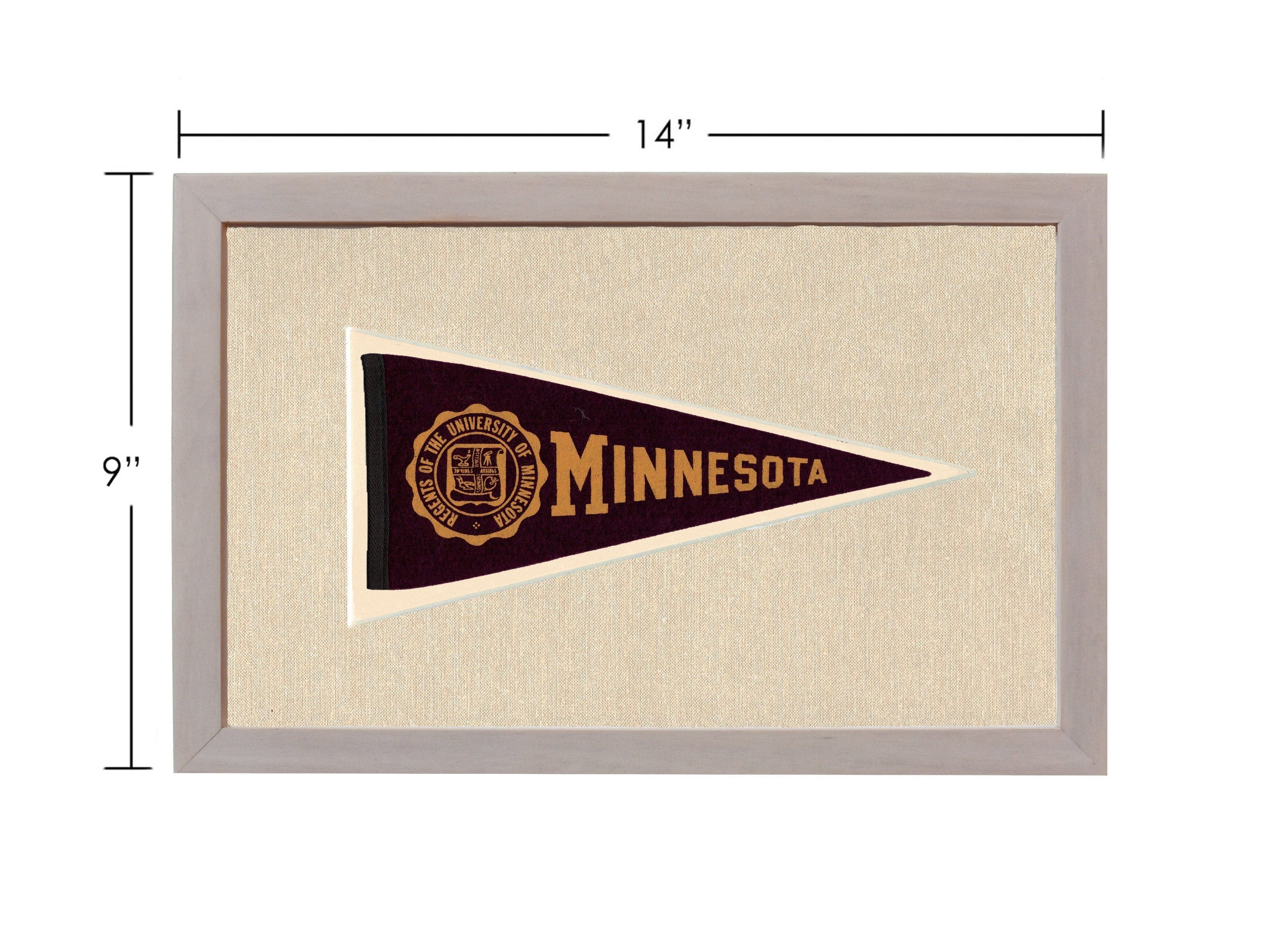 Americana Memories Vintage Pennants and Memorabilia Vintage Minnesota Pennant