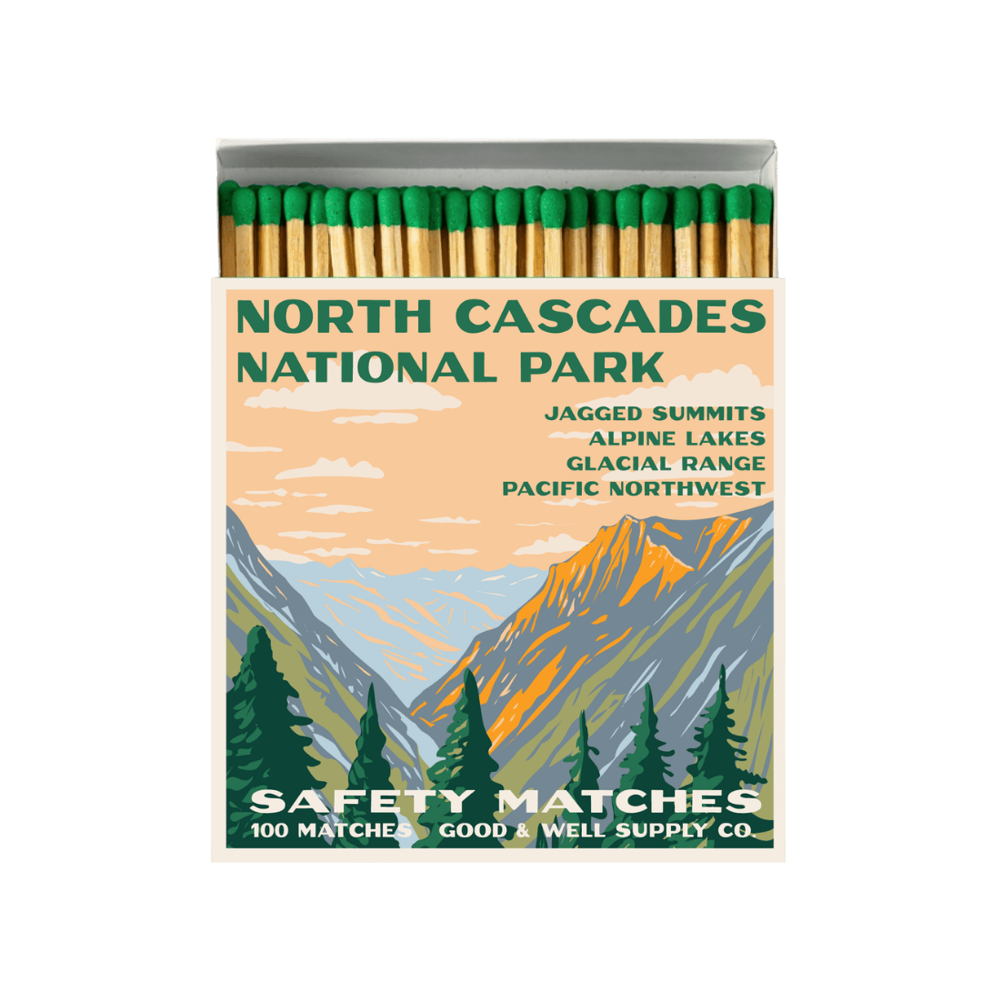 Good & Well Supply Co North Cascades Vintage National Park Cabin Matches