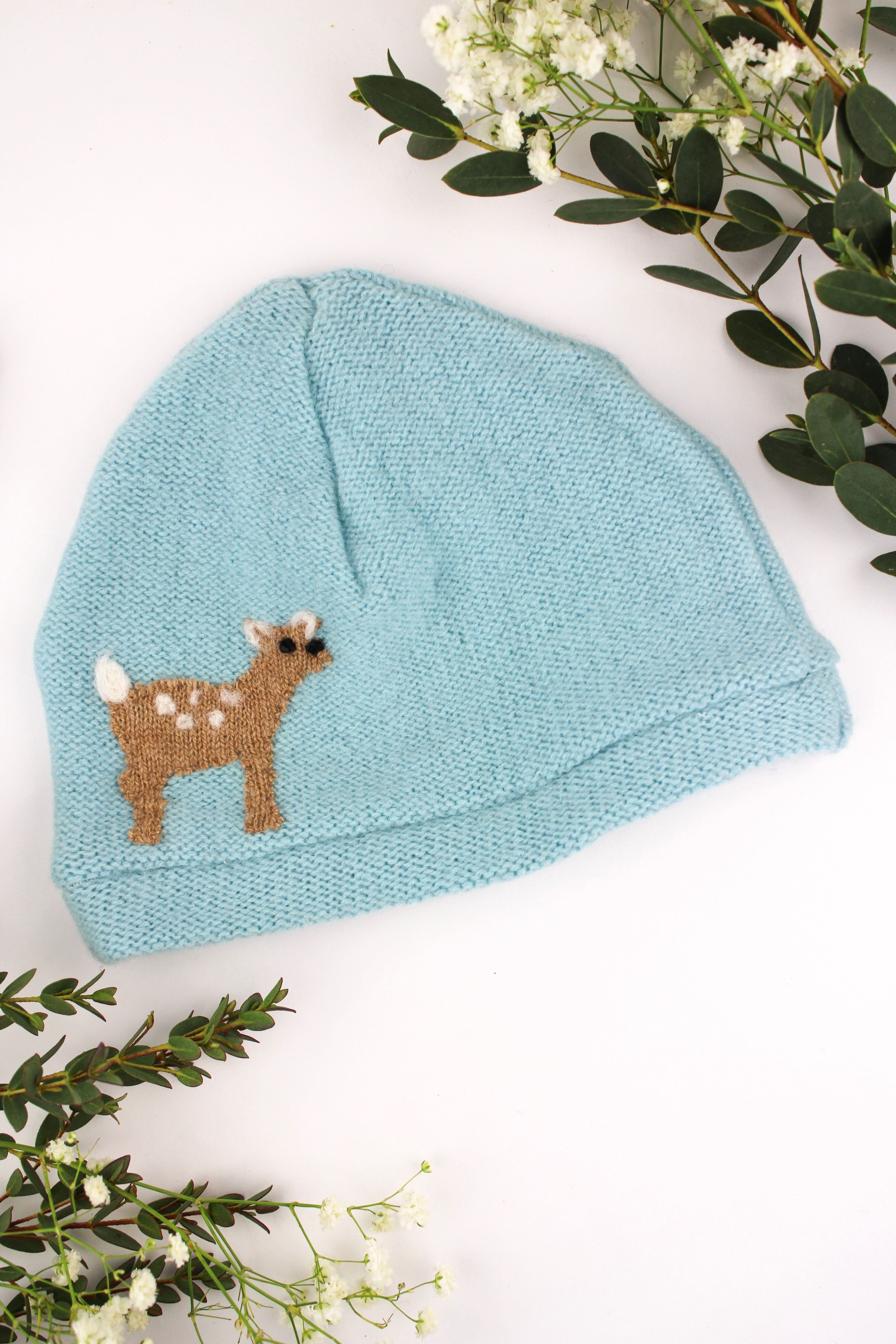 Fawn Cashmere Hat - Baby - My American Goods